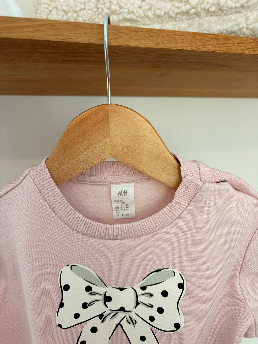 H&M- sweaterjurkje met tule - 80