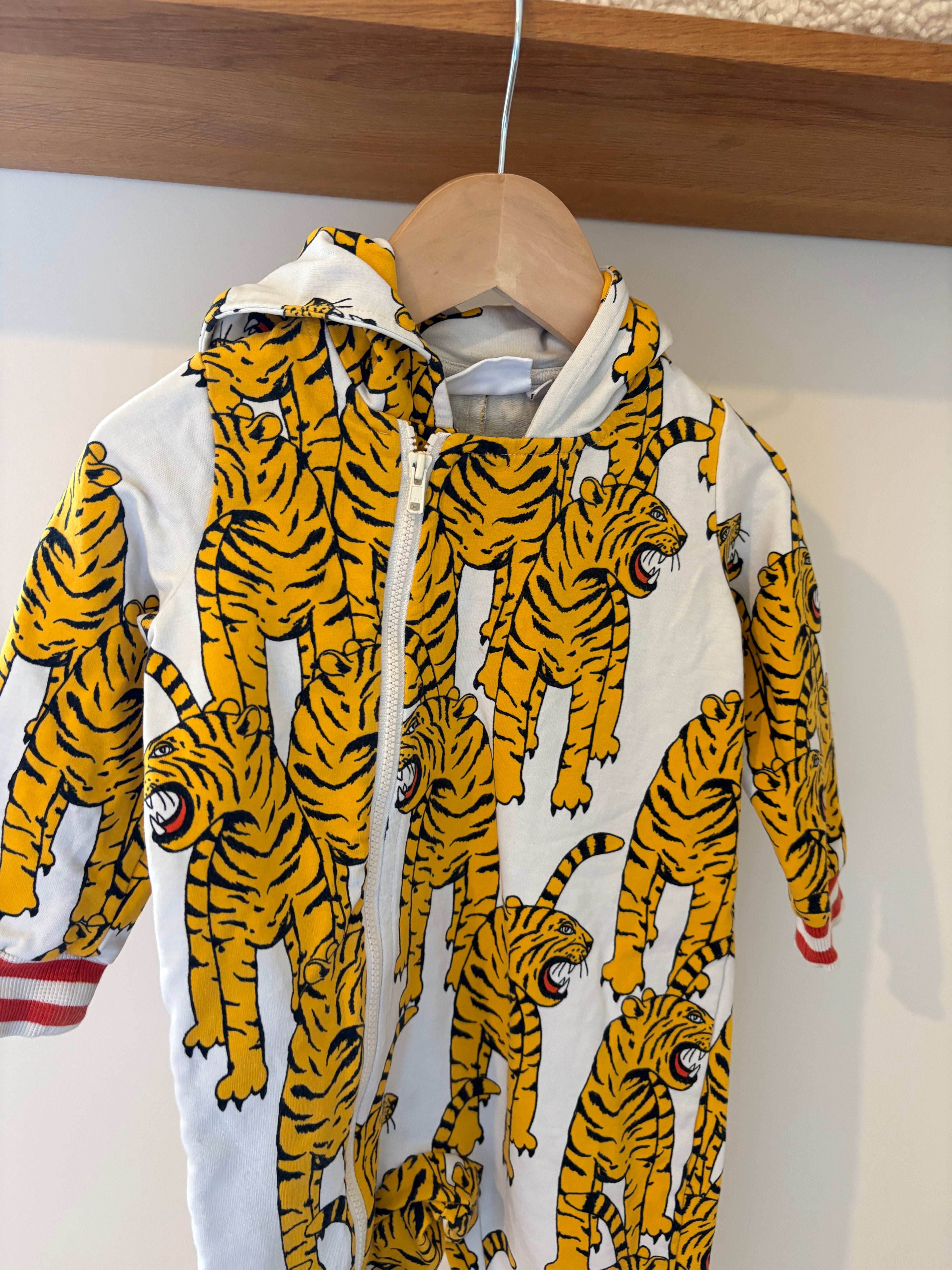 Mini Rodini - onesie luipaard - 80/86