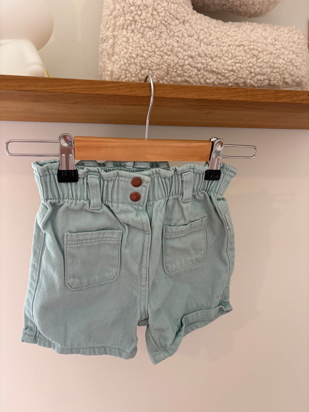 Kiabi - jeans short blauw - 86