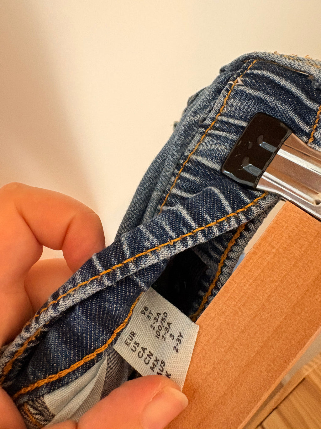 H&M - jeans loose fit blauwe jeans - 98