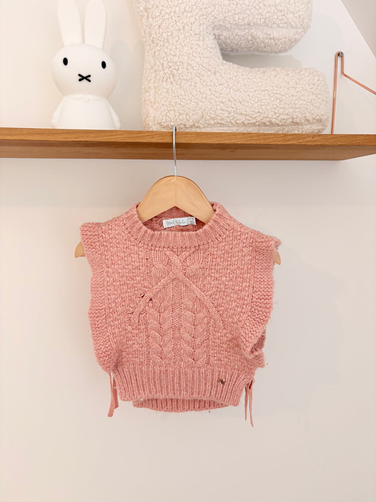 Abel & Lula - roze knit - 104