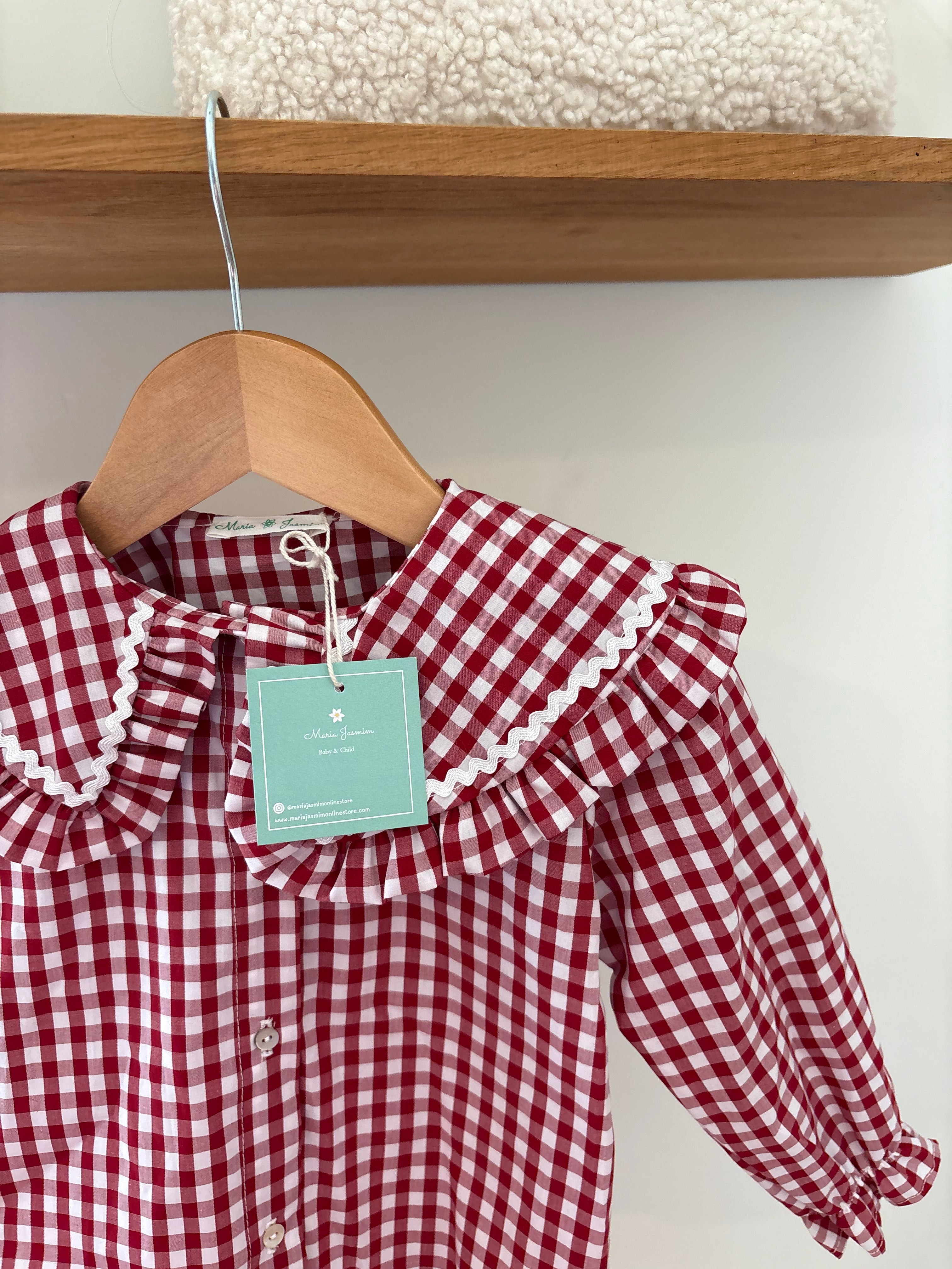 Maria Jasmin - rode blouse - 104