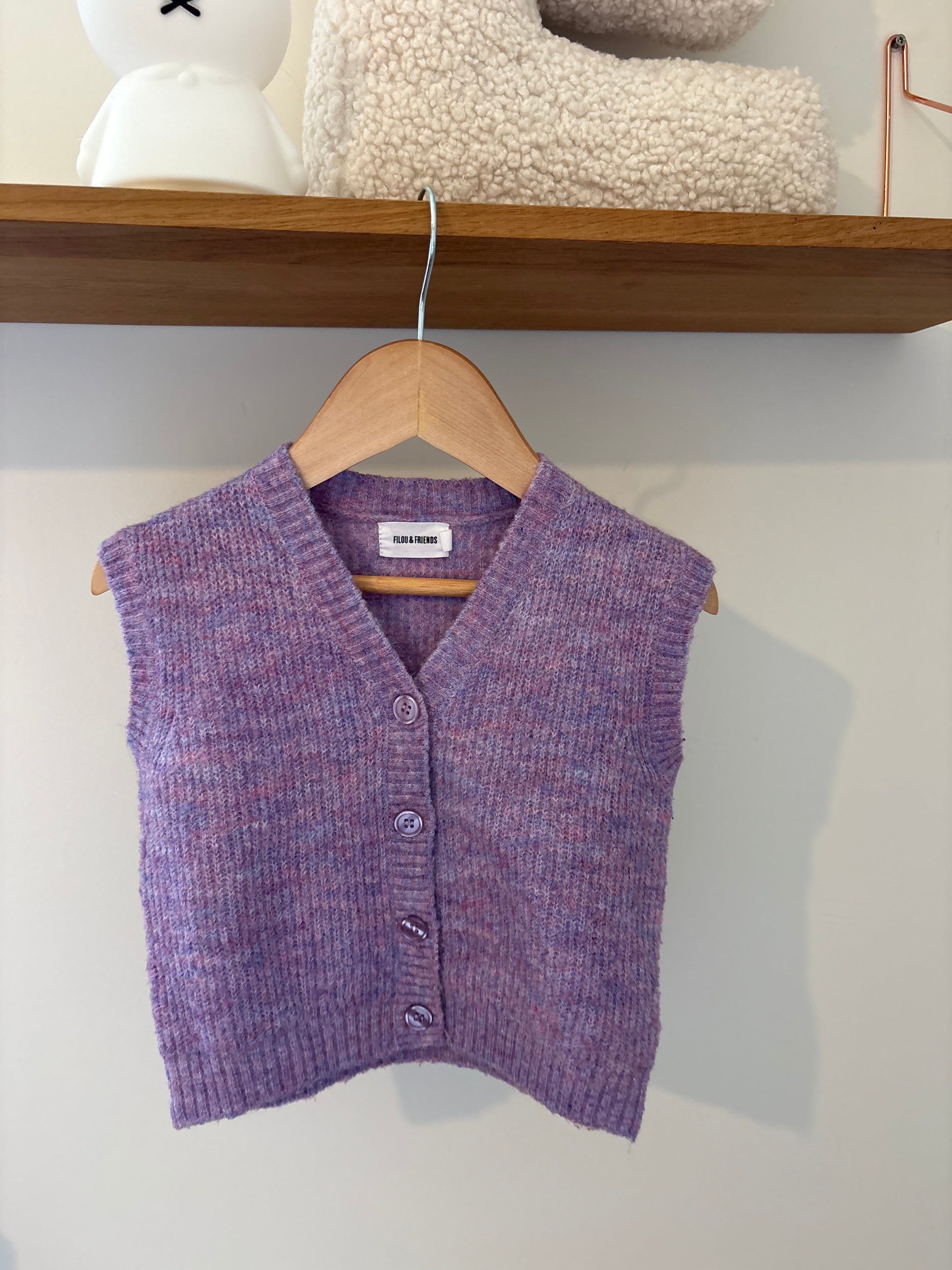 Filou & Friends - lila Debardeur knit - 2Y