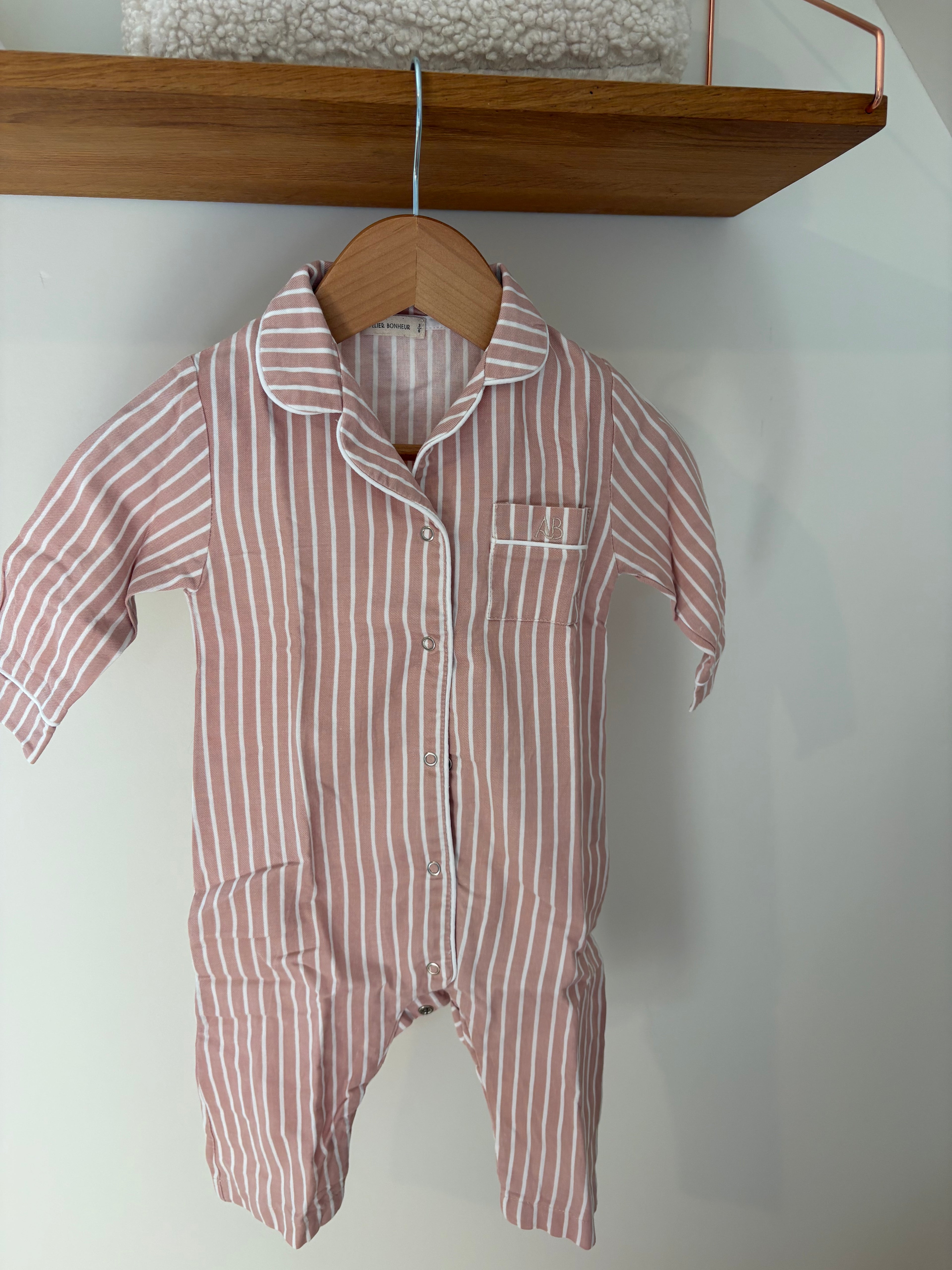 Atelier Bonheur - roze pyjamapakje - 3/6M