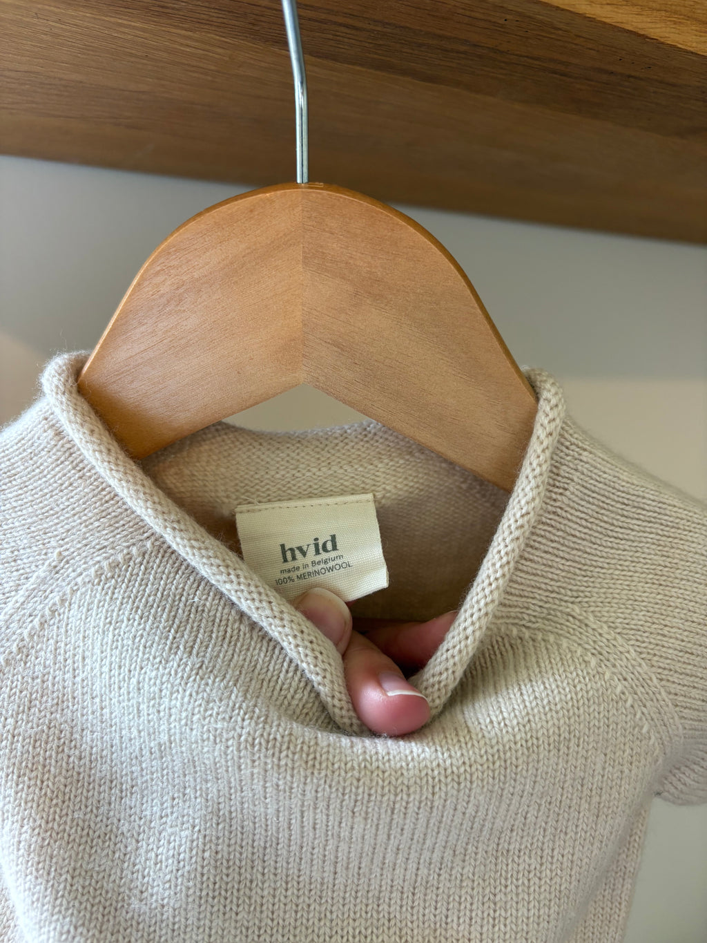 hvid - sweater - 0/3M