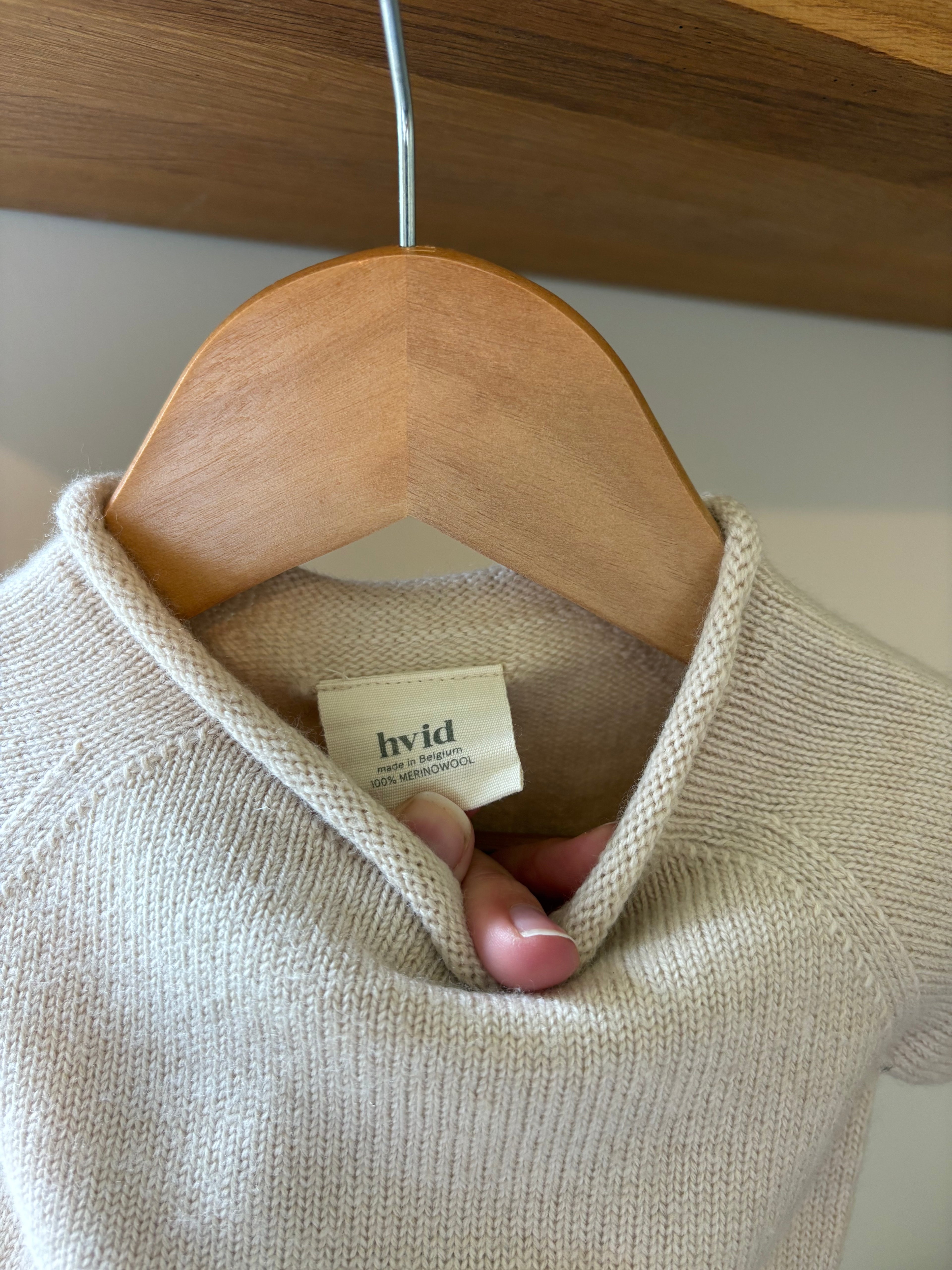 hvid - sweater - 0/3M
