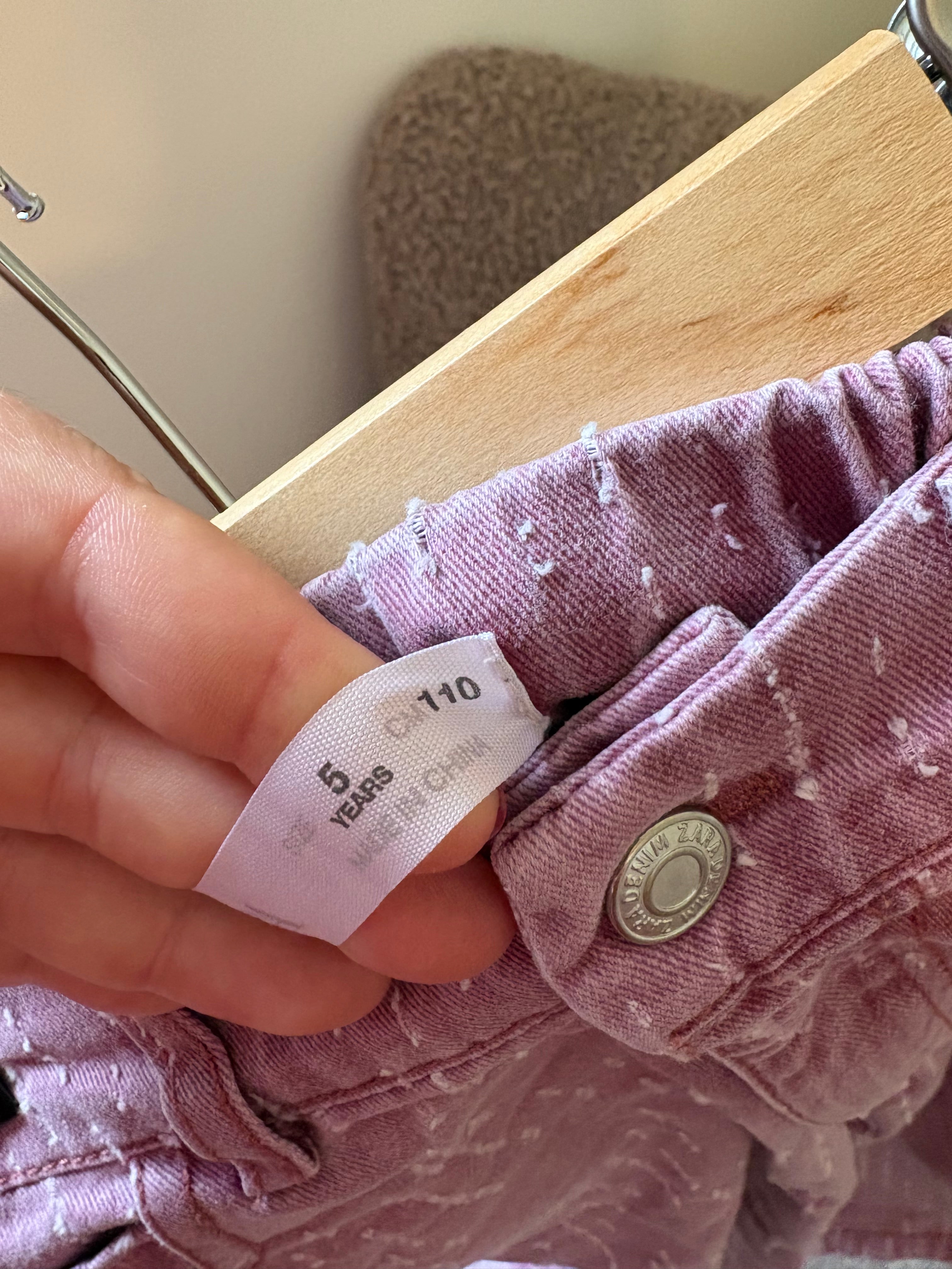 Zara - roze jeans - 5Y