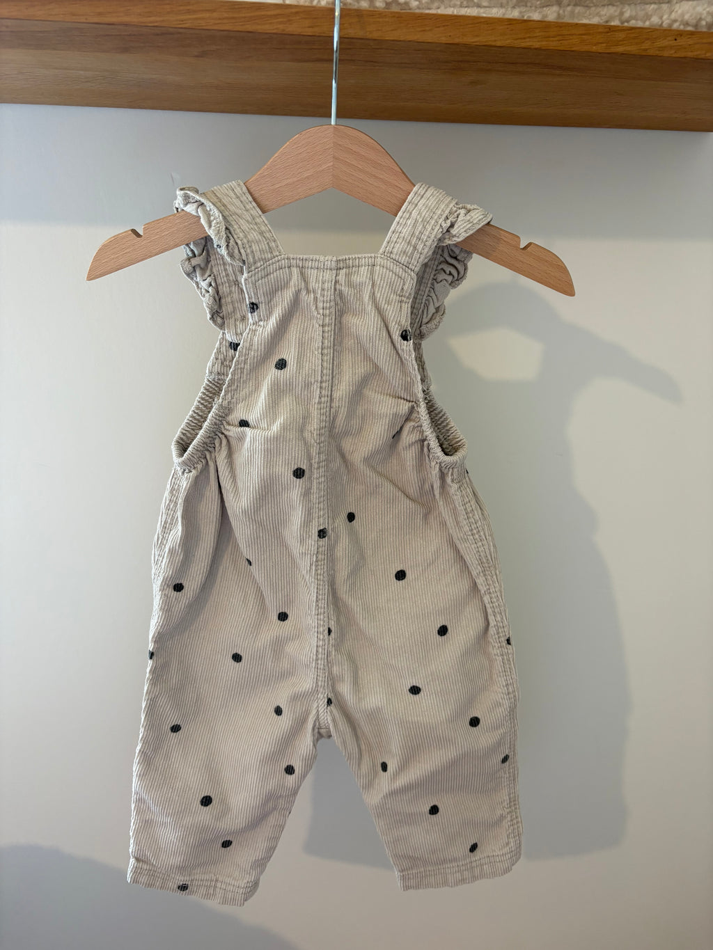 Hema - leuke salopette met stippen - 62