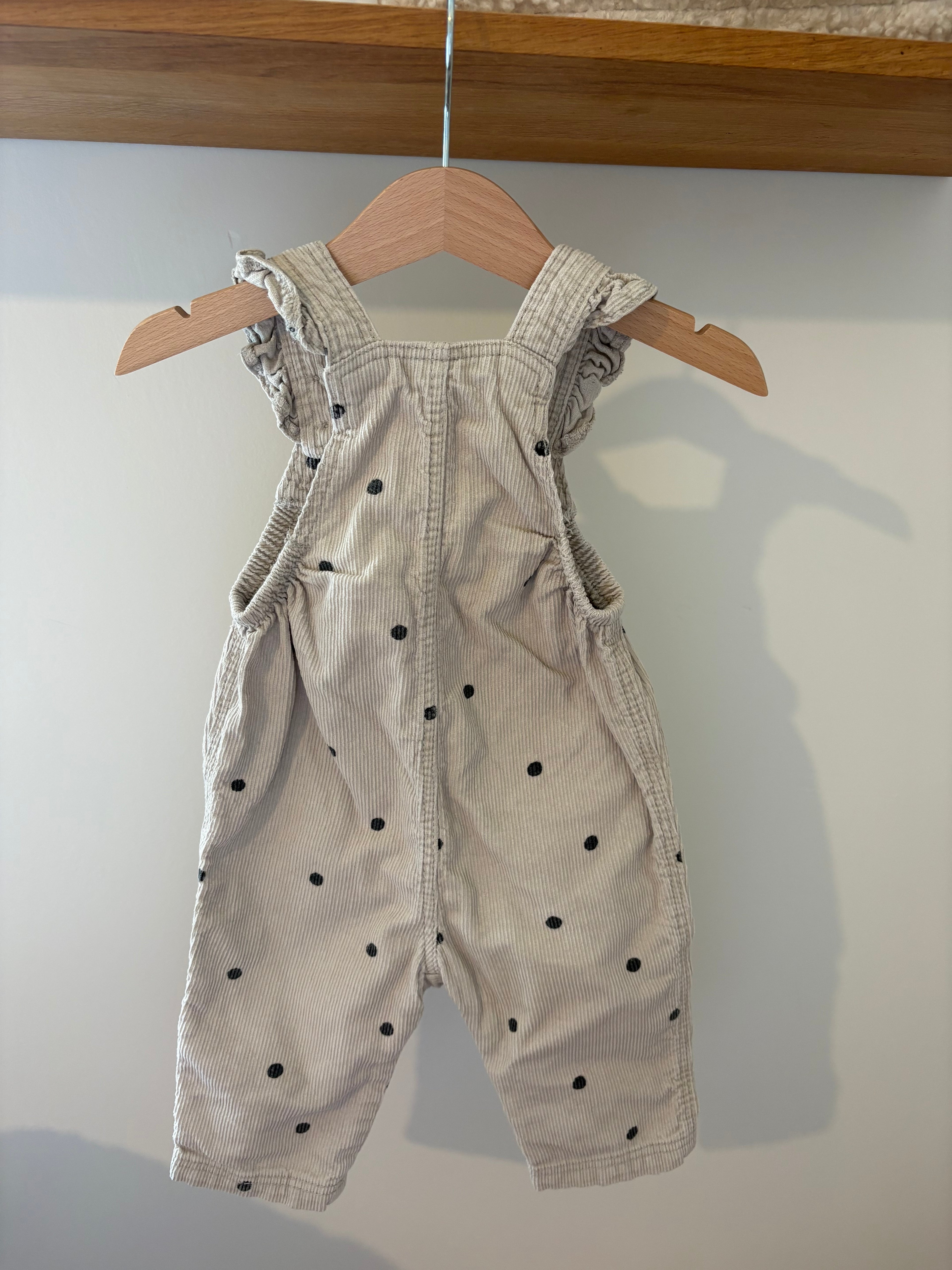 Hema - leuke salopette met stippen - 62