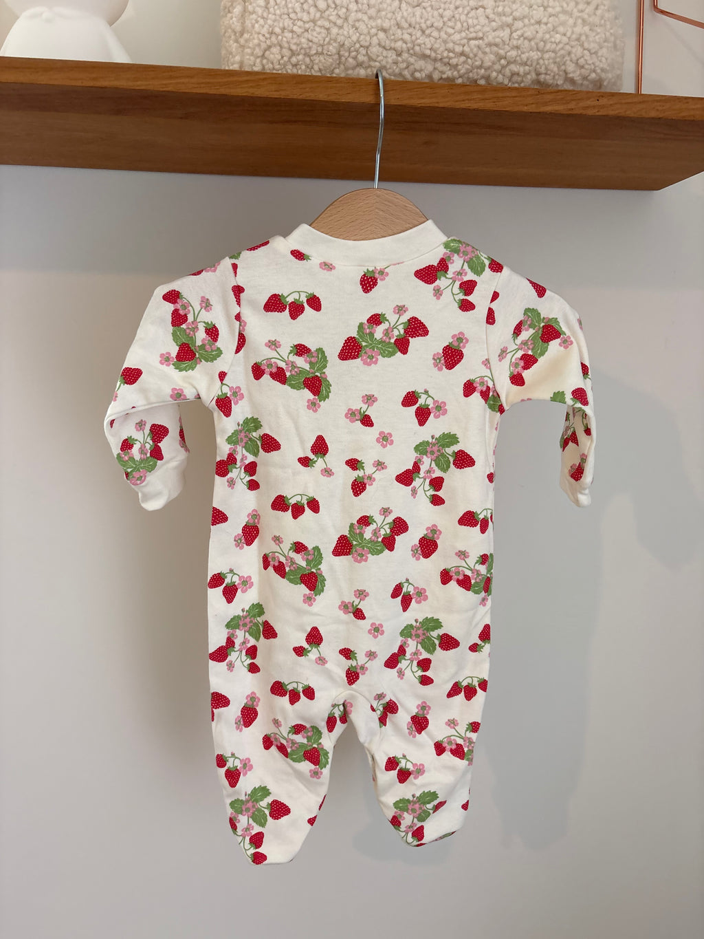Sleepy Doe - pyjama pakje aarbeien - 0/3M