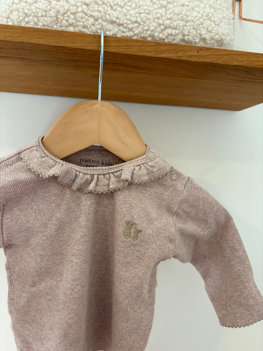 Poetree - oudroze topje - 6M