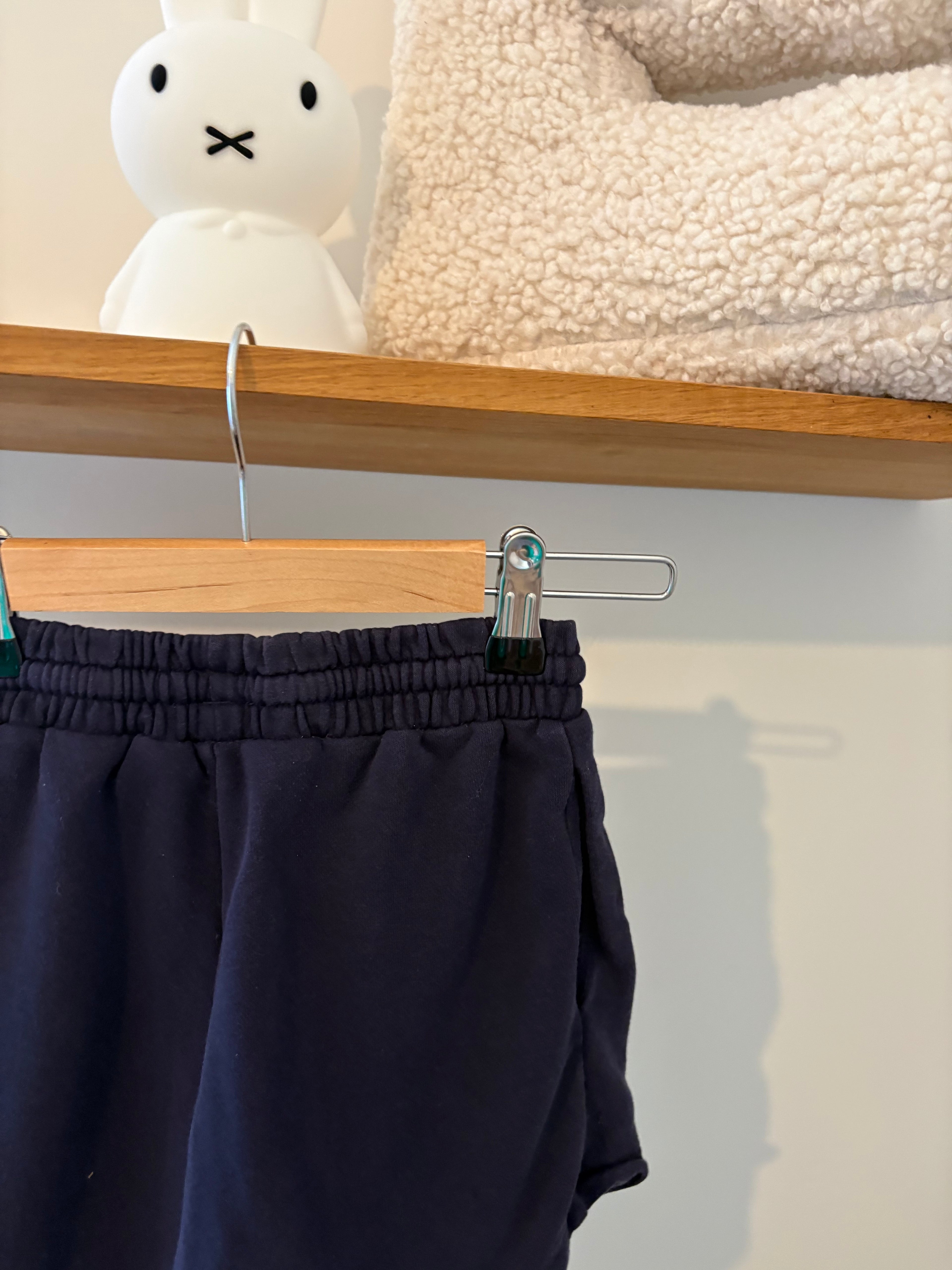 H&M - blauwe short - 7Y