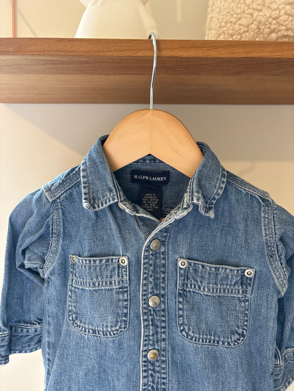 Ralph Lauren - jeans jasje - 6/12M