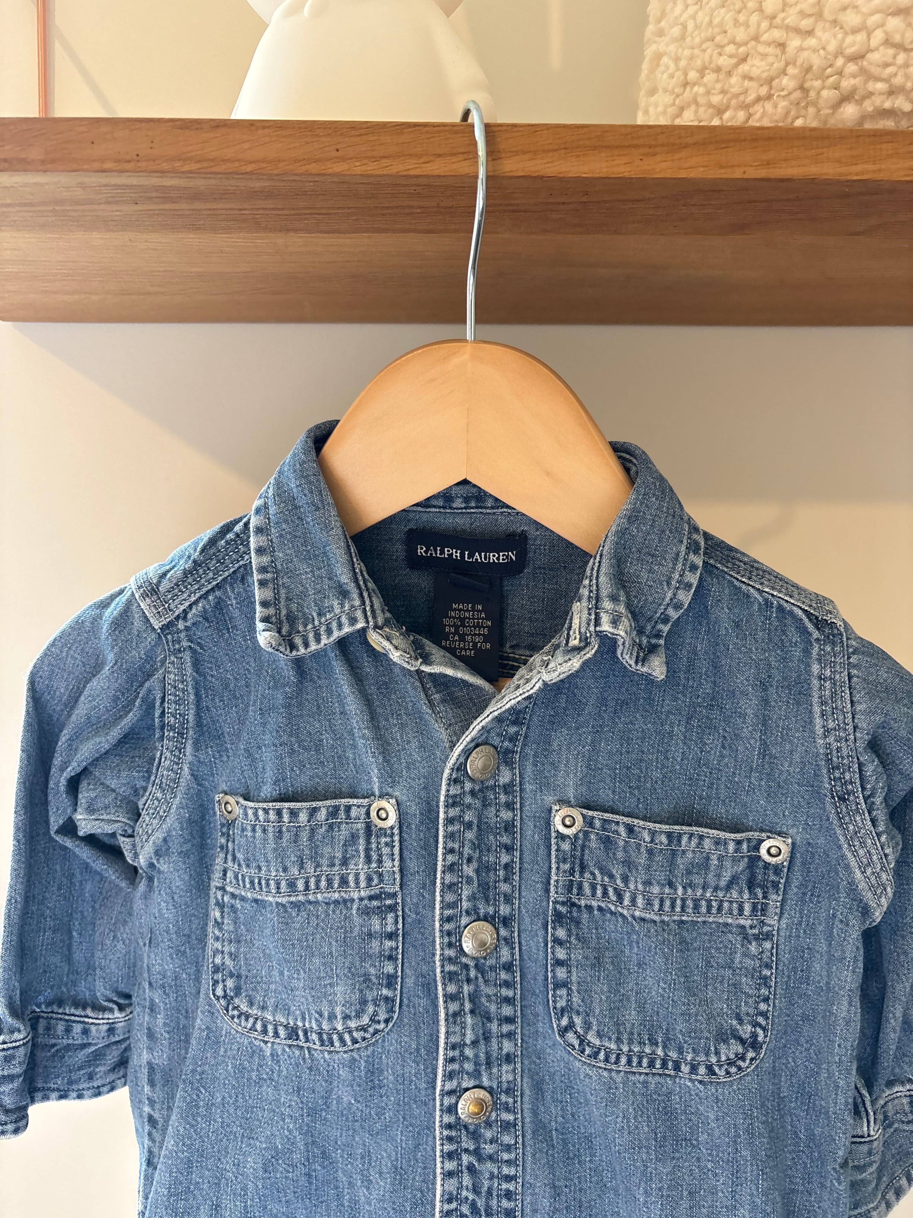 Ralph Lauren - jeans jasje - 6/12M