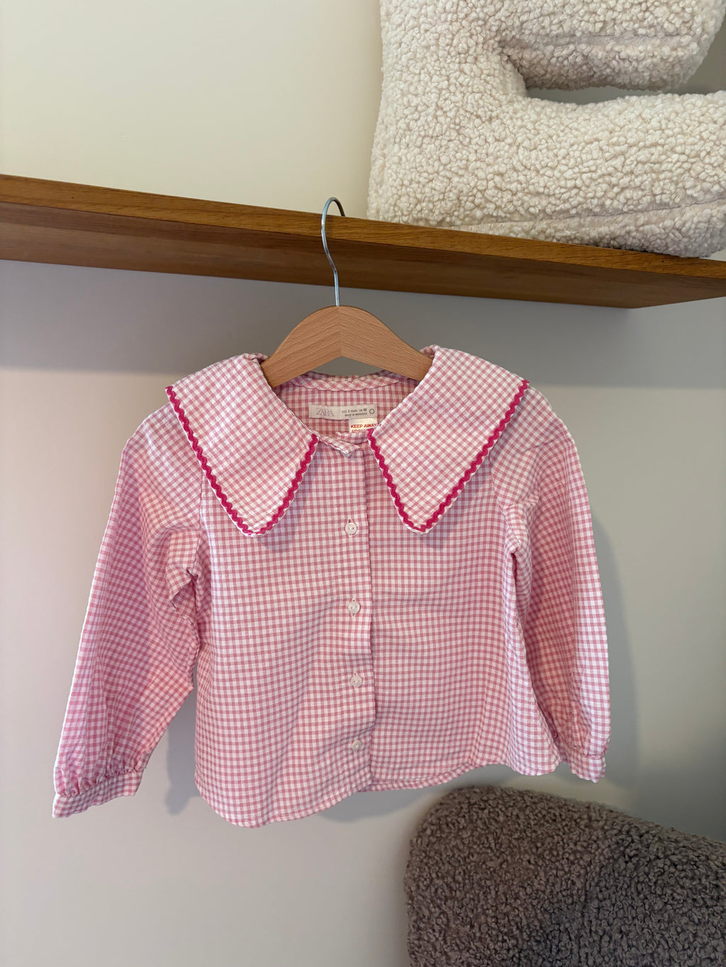 zara - blouse roze - 98