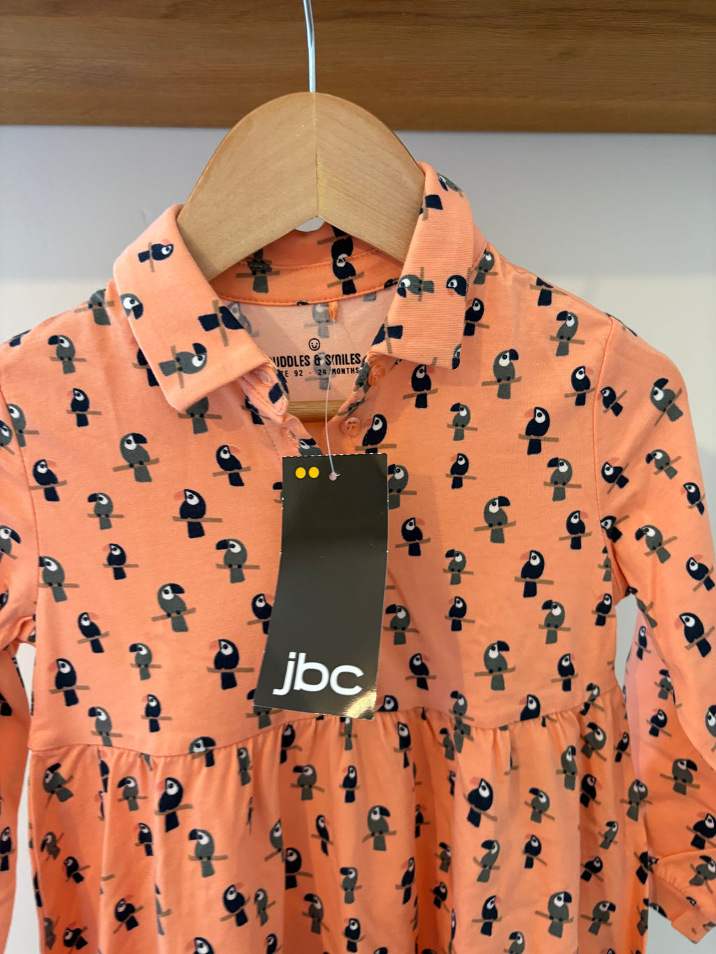 JBC - oranje jurkje papegaai - 92