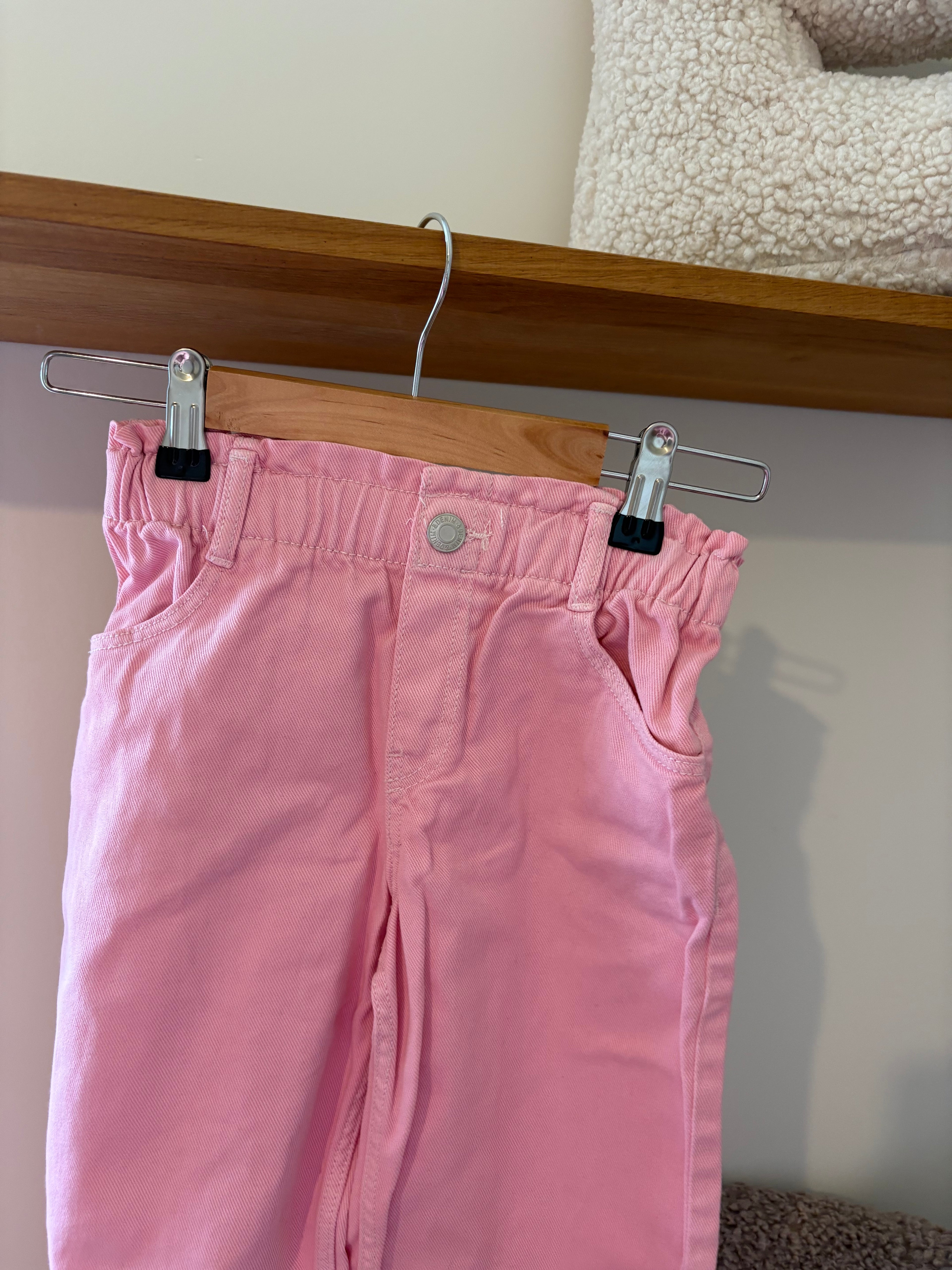 H&M - roze jeans - 6Y