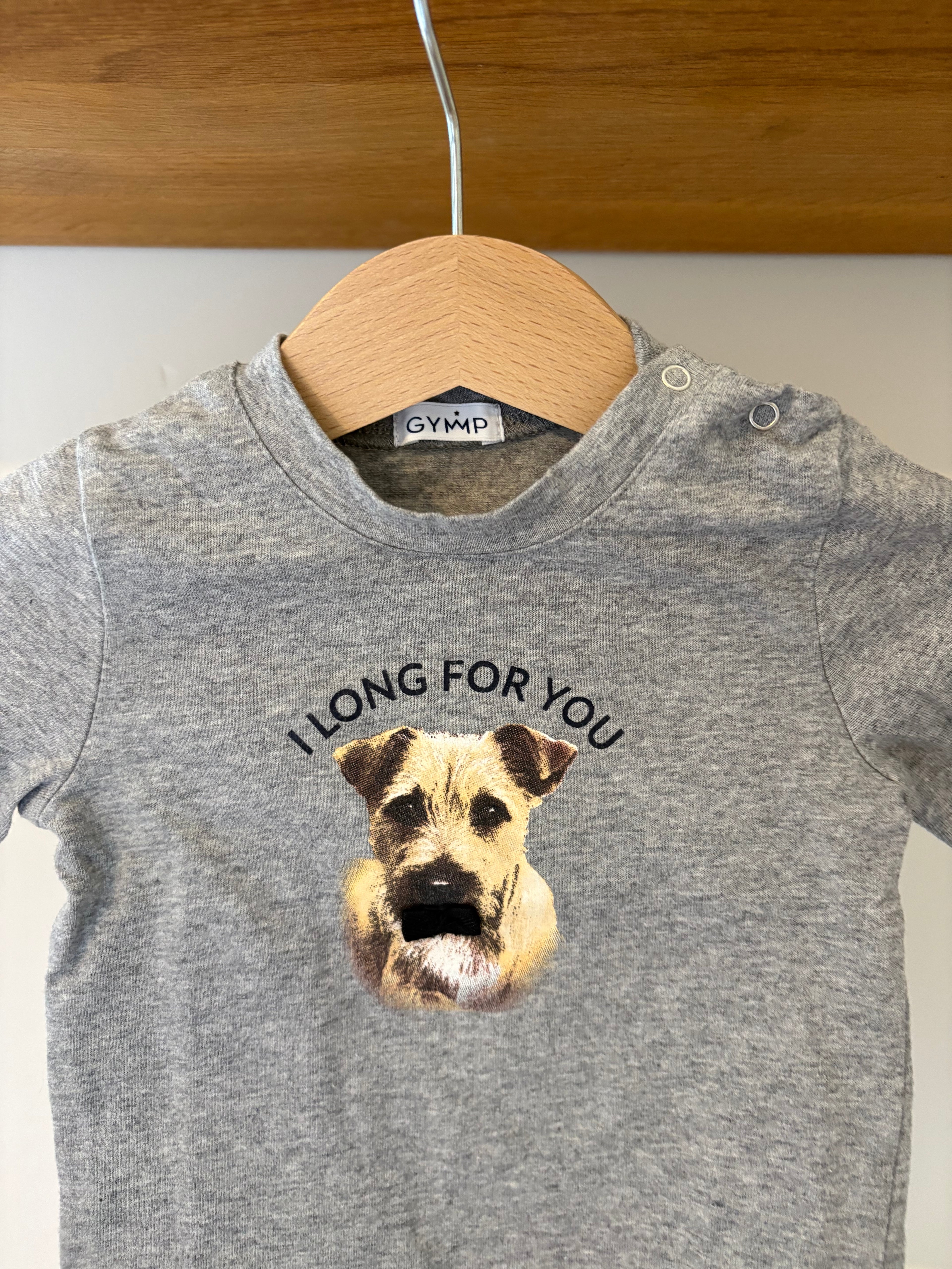 Gymp - tshirt lange mouwen hond - 62