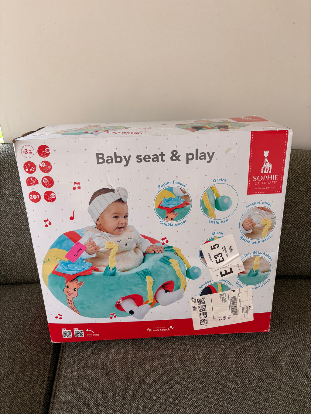 Sophie La Giraffe - Baby seat & play
