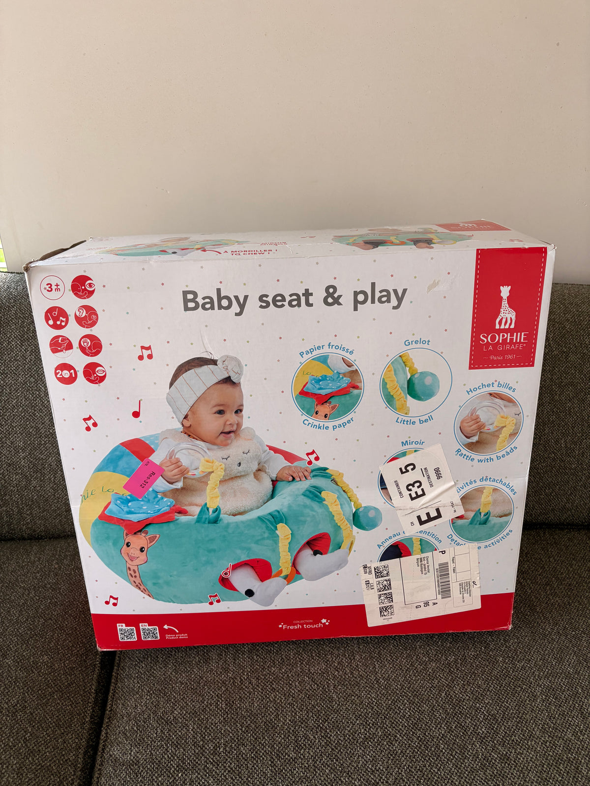 Sophie La Giraffe - Baby seat & play