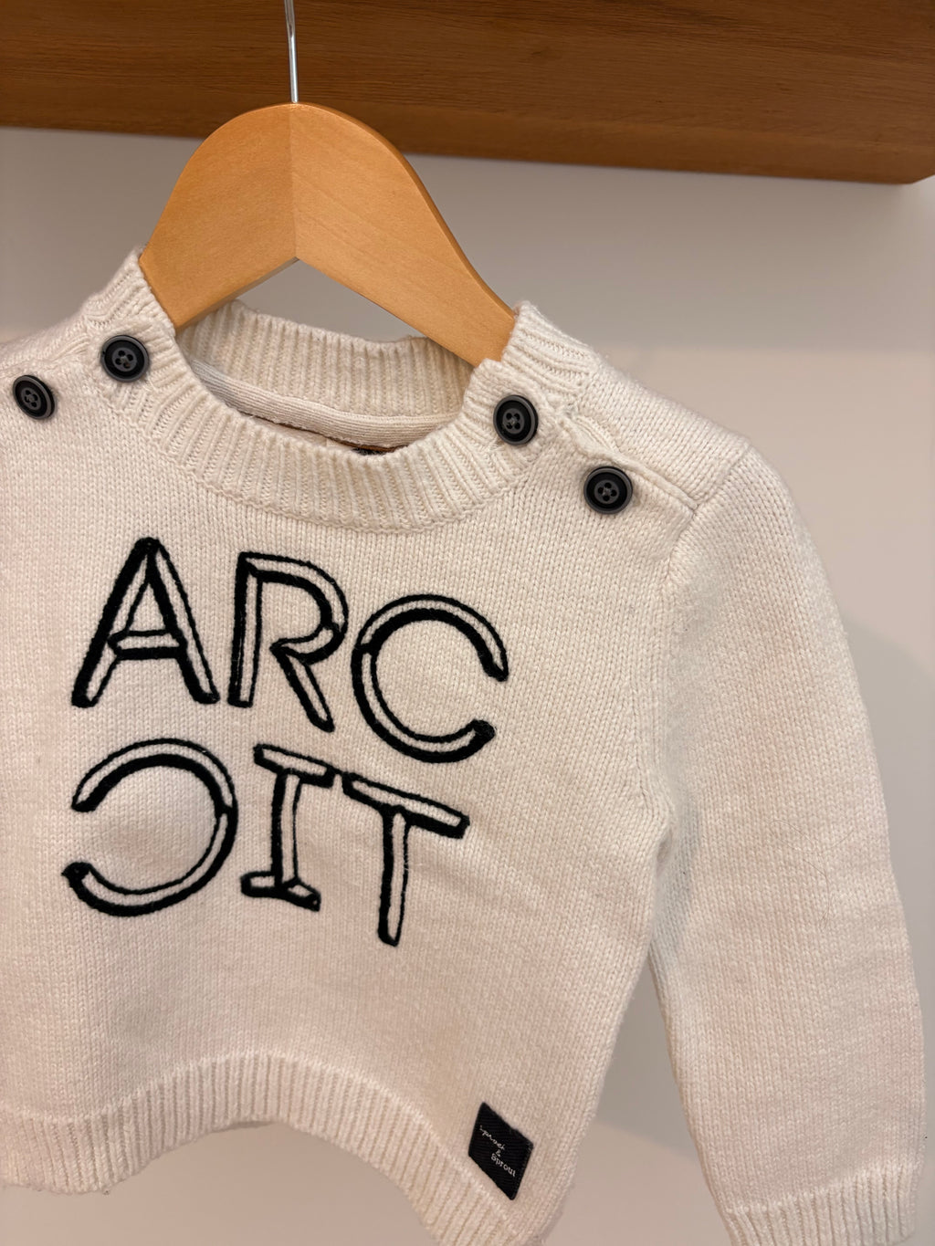 Sproet & Sprout - witte sweater - 86