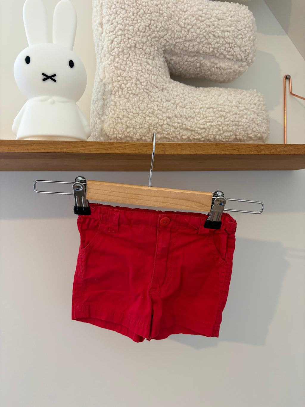 River woods - rood shortje - 3M