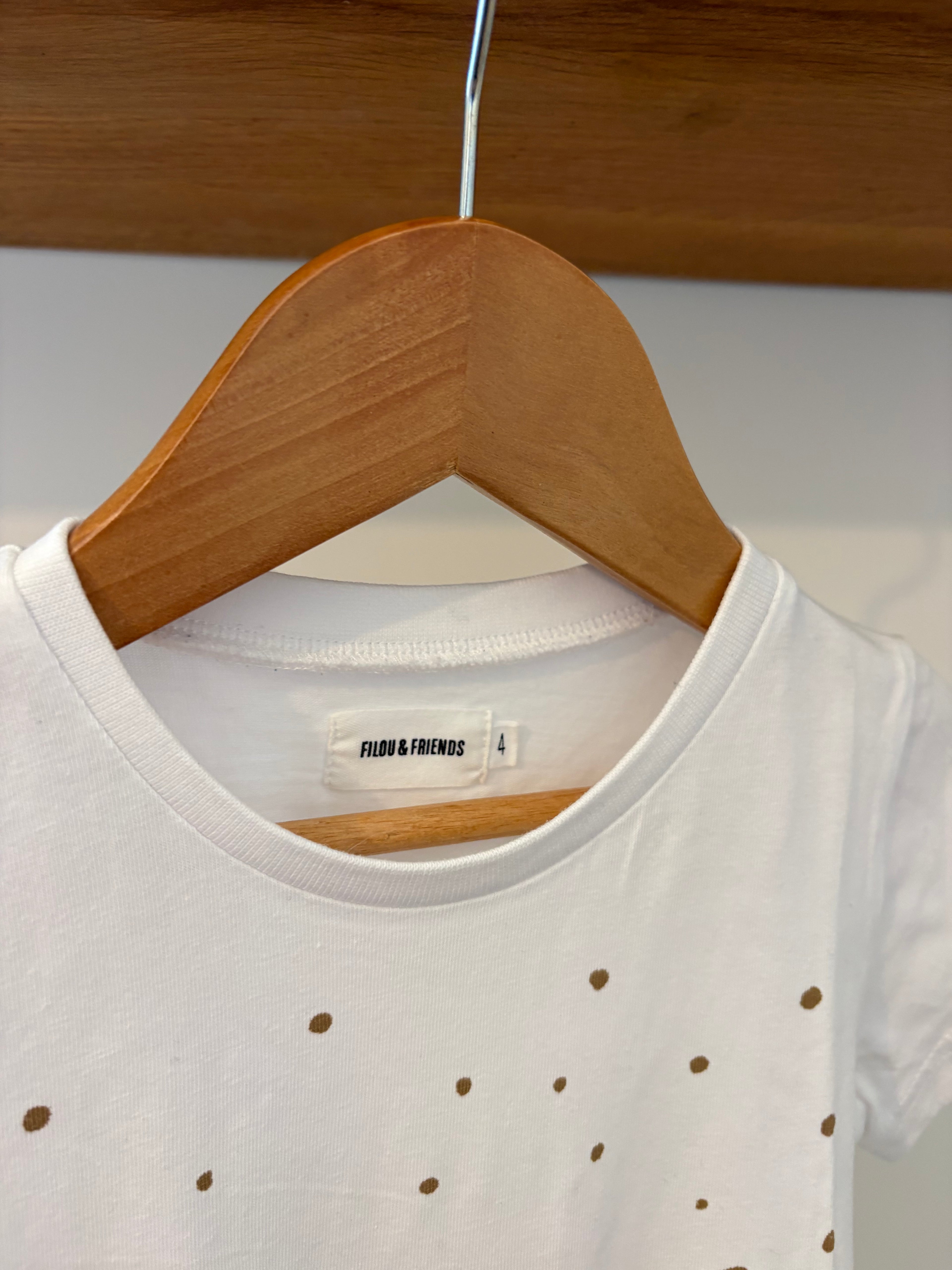 Filou & Friends - tshirt birthday - 4Y