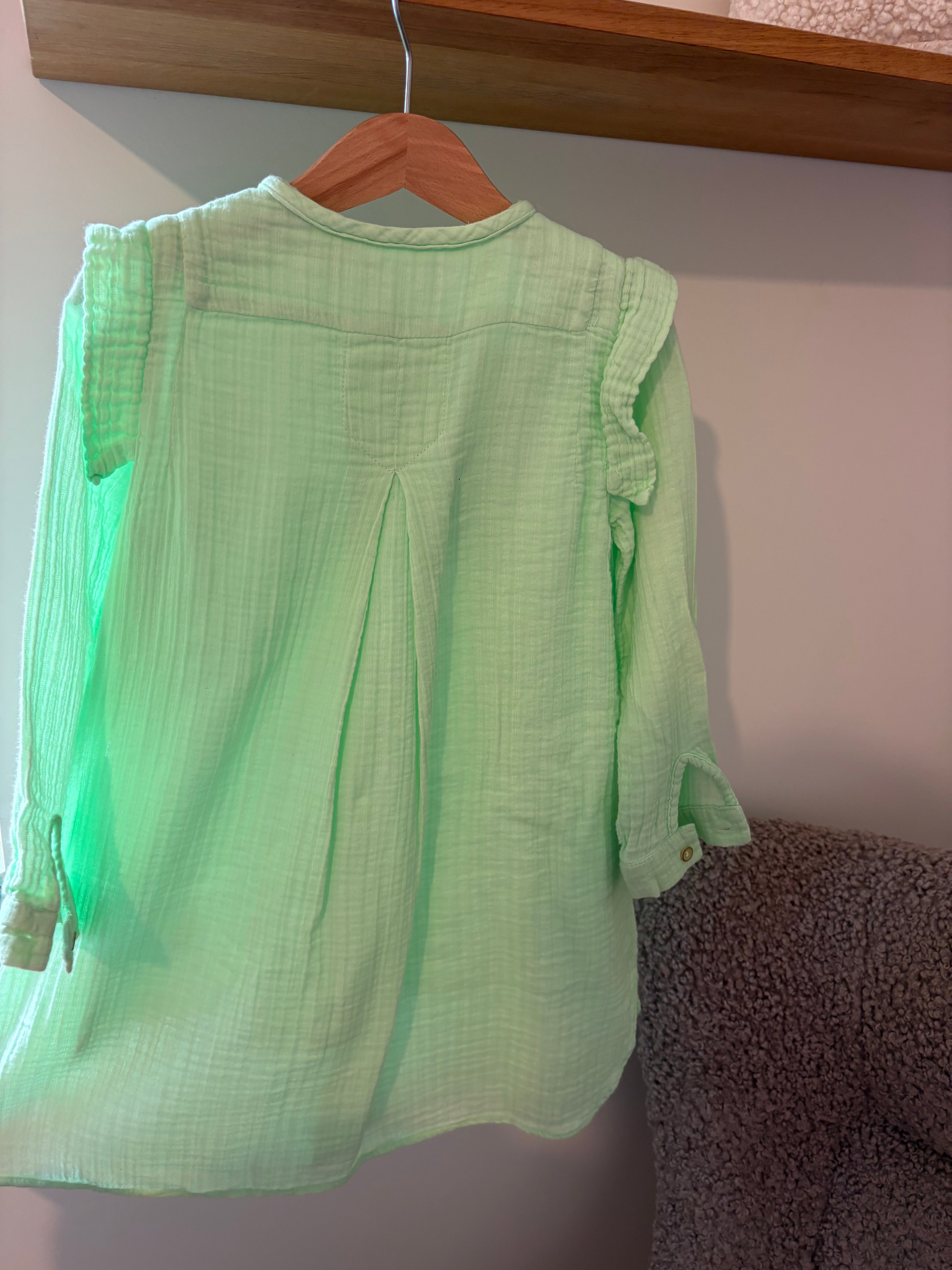 Morley - groen jurkje - 3/4Y