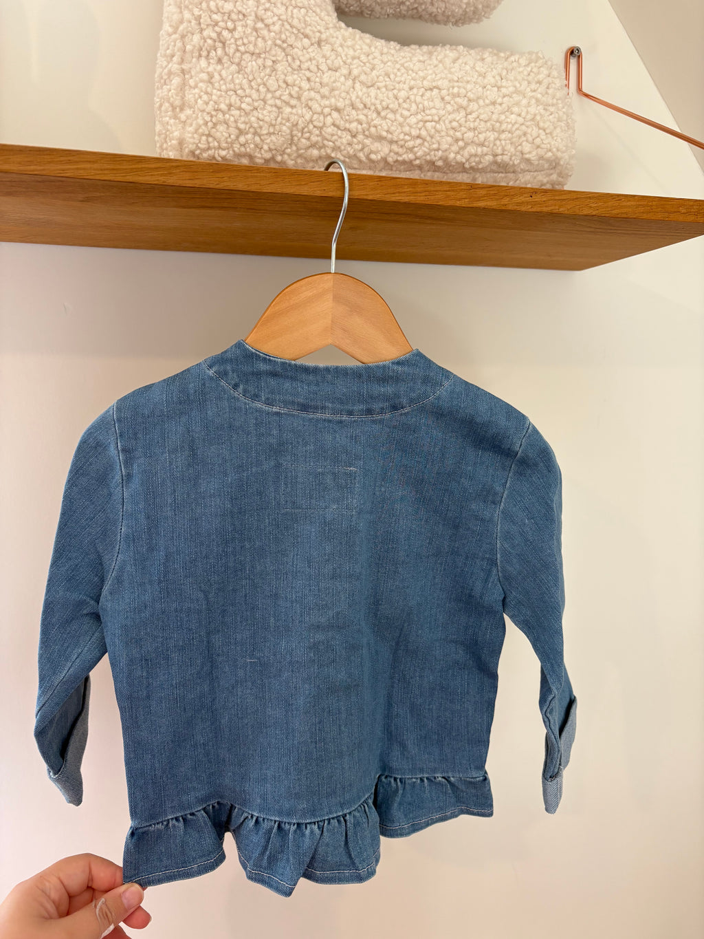 Gymp - denim blouse/vestje met knopen - 98