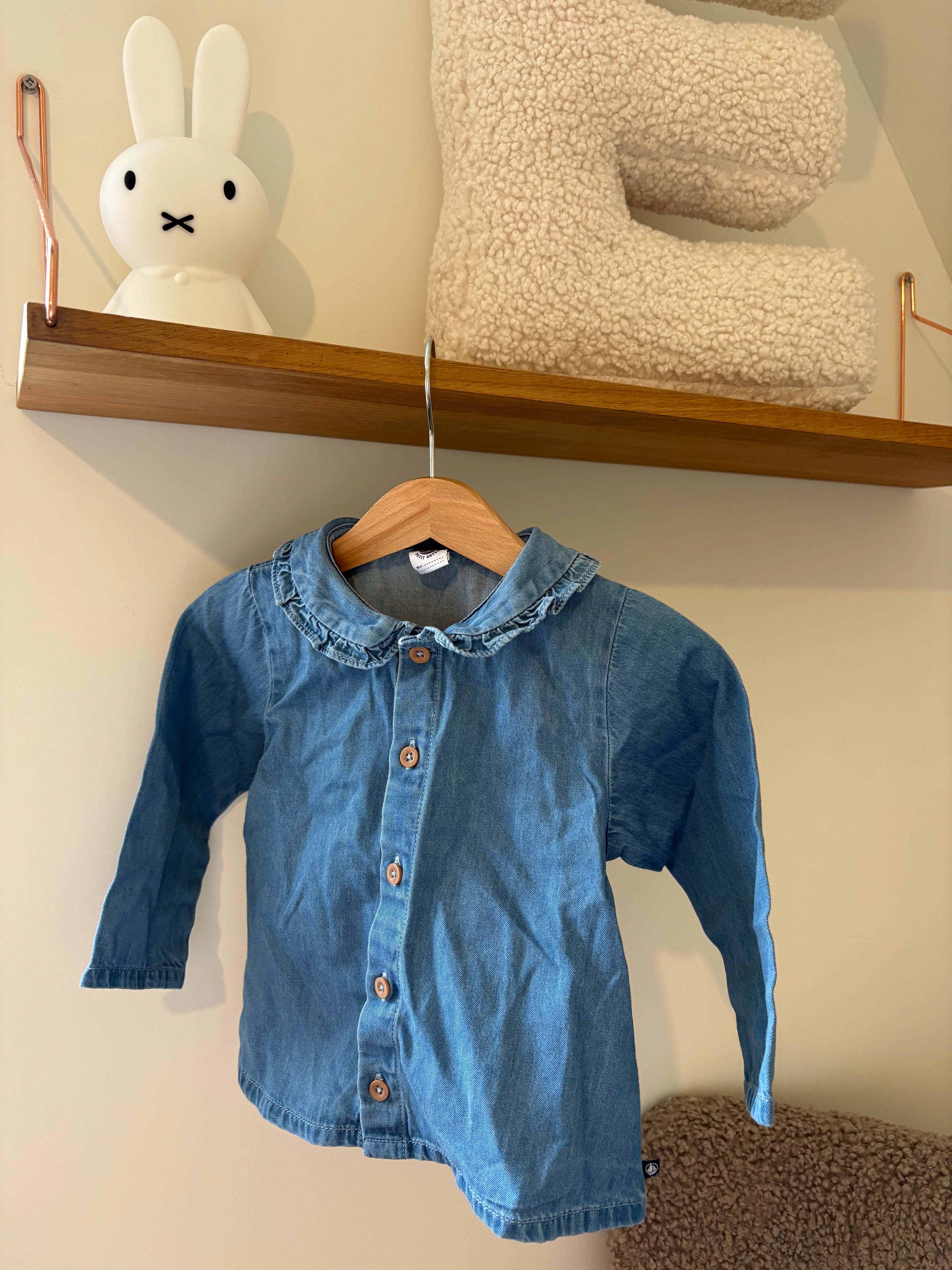 Petit Bateau demin blouse - 86