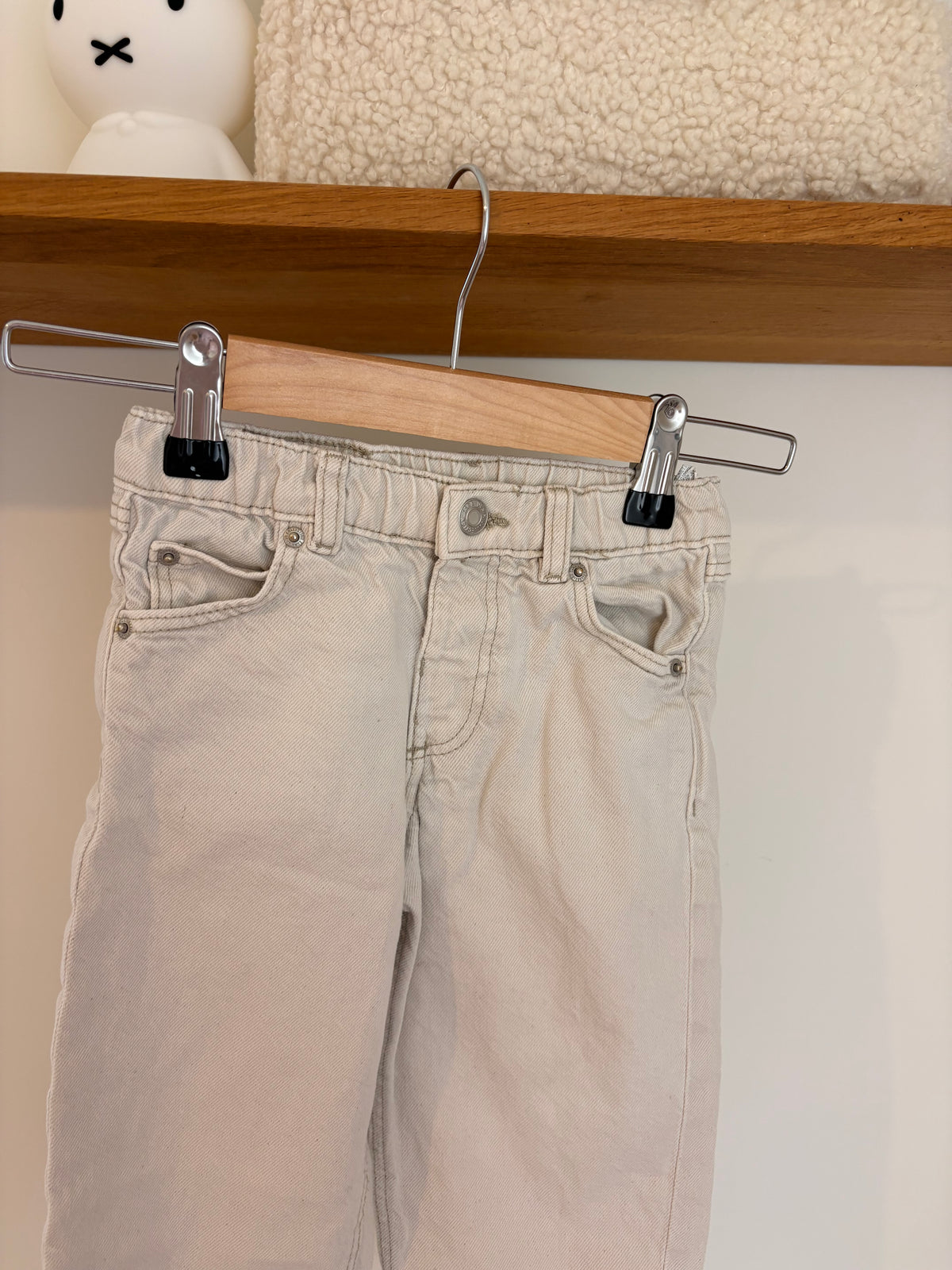 Zara - witte jeans loose fit - 92