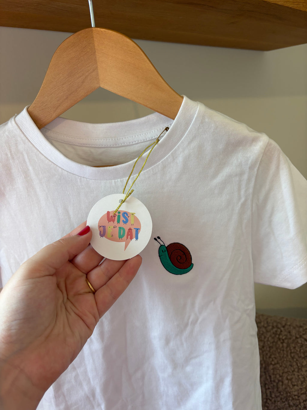 Wist je dat - Tshirt met slak - 3/4Y