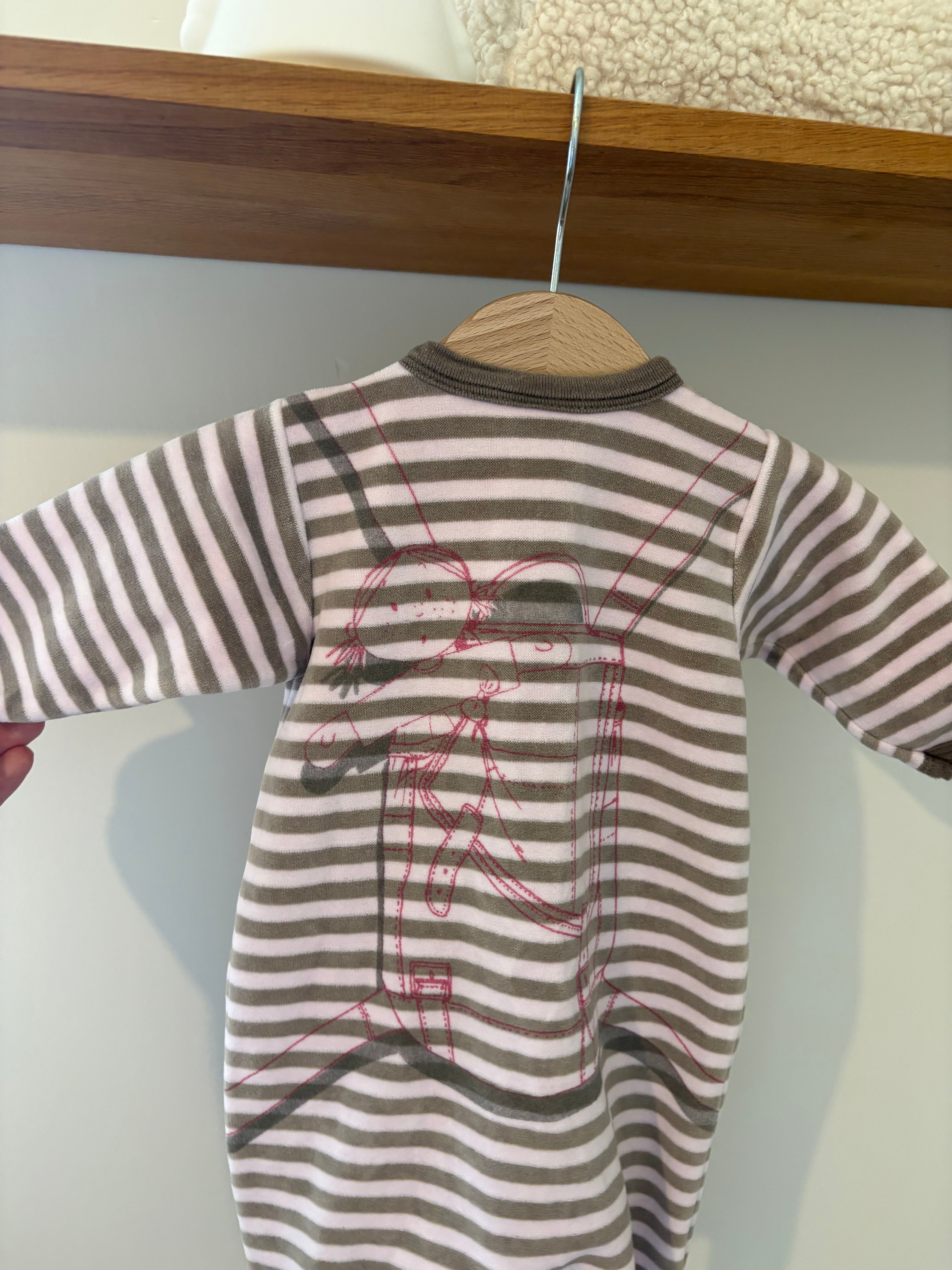 Petit Bateau - flanellen pyjama - 3M