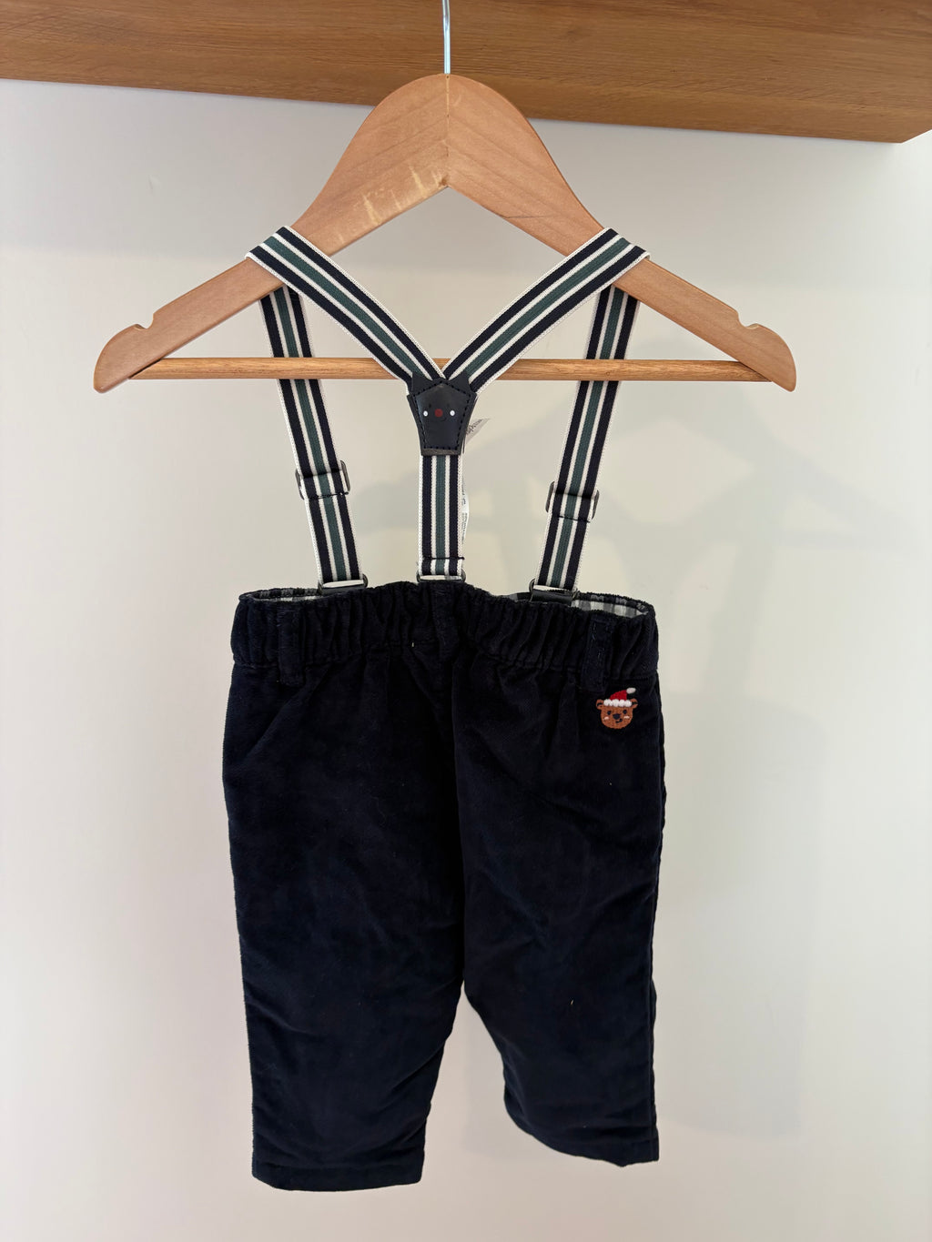 Sergent Major - broekje met bretellen - 2/3M