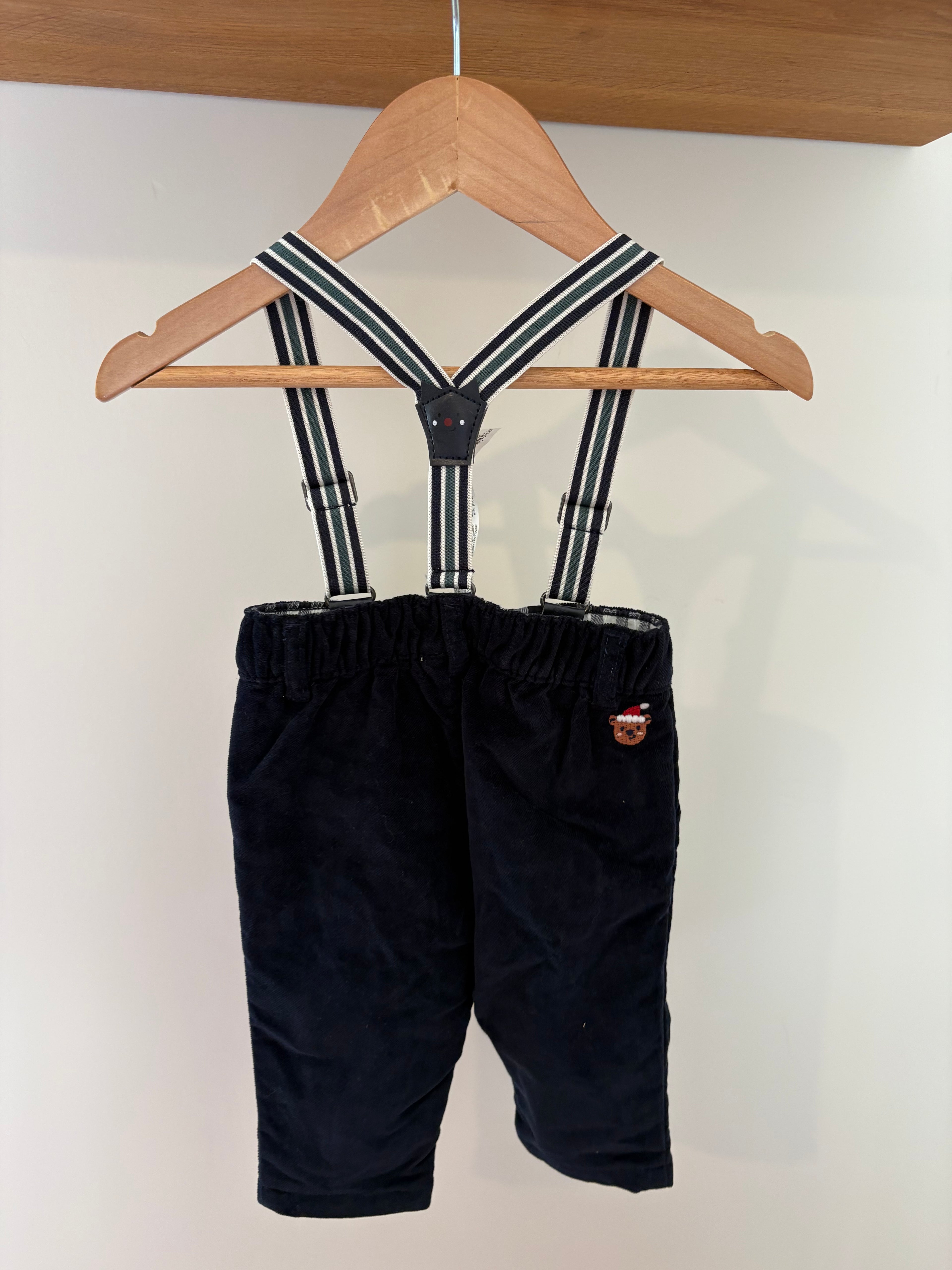 Sergent Major - broekje met bretellen - 2/3M