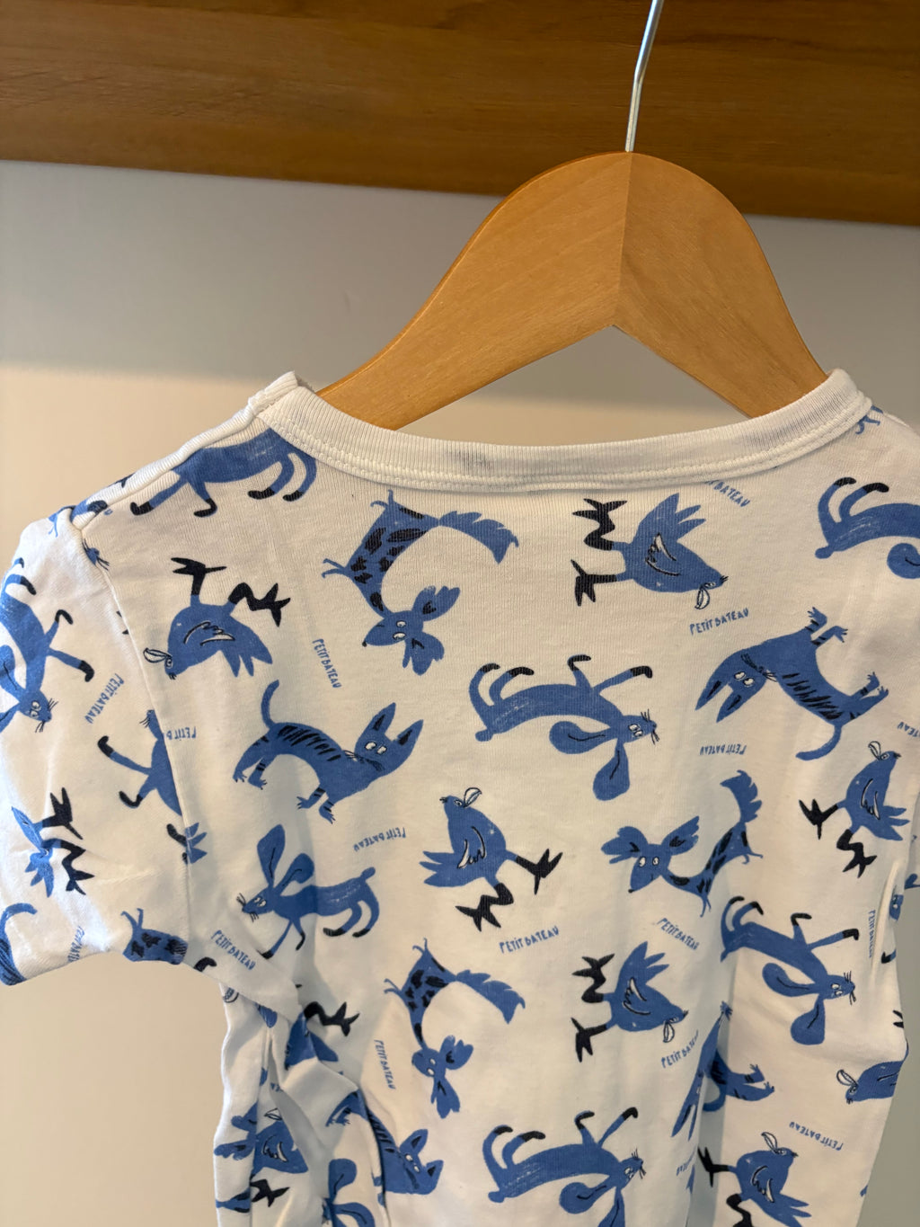 Petit Bateau - tshirt diertjes - 6Y