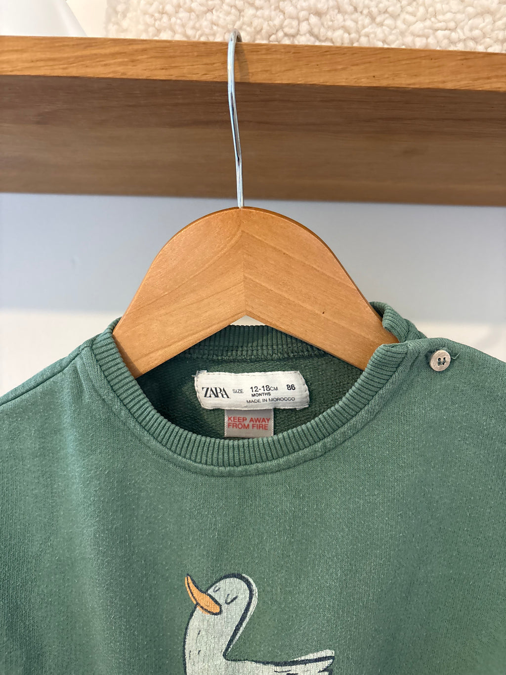 Zara - truitje cool duck - 86