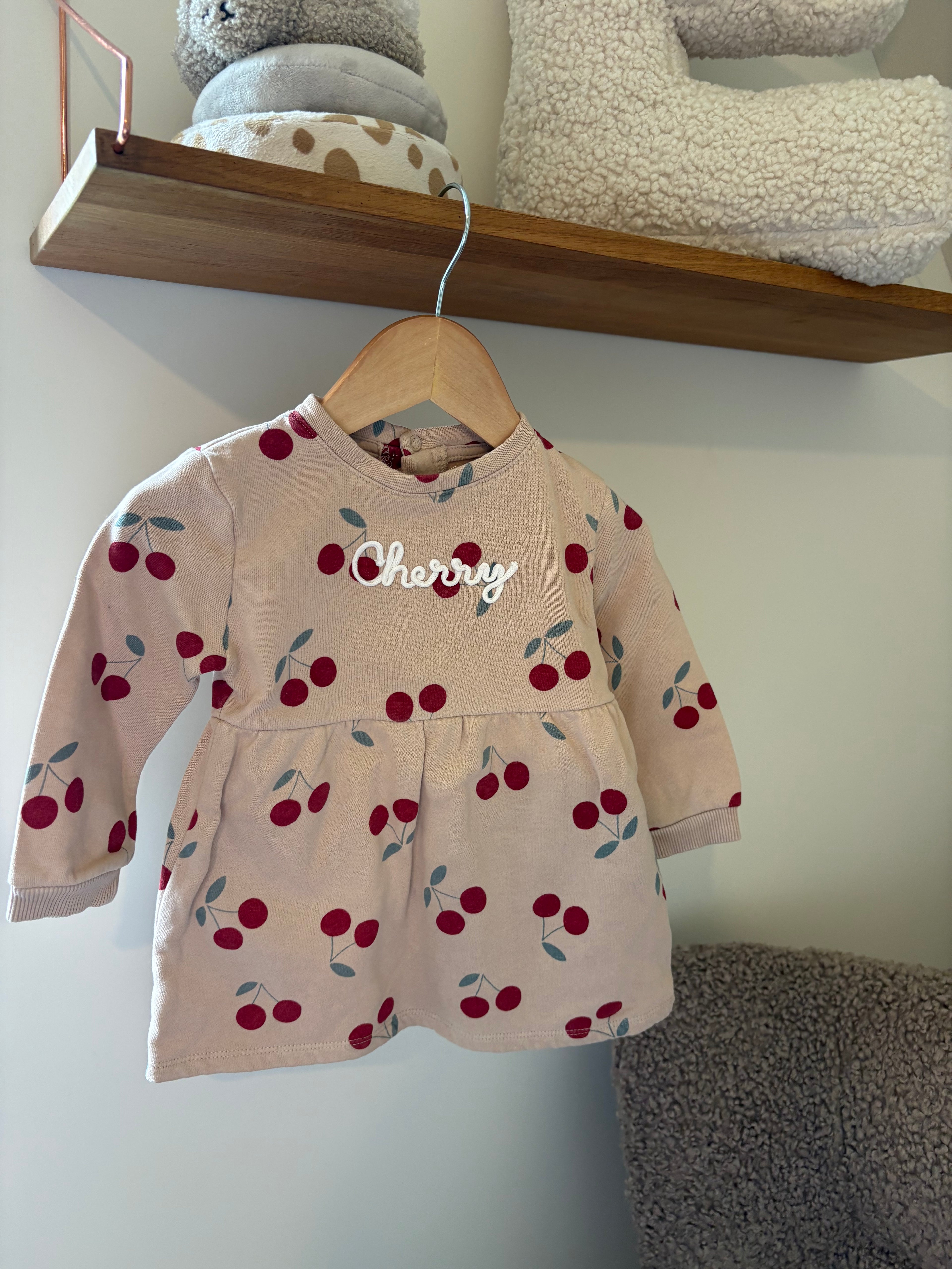 Kiabi - jurkje cherry - 18M