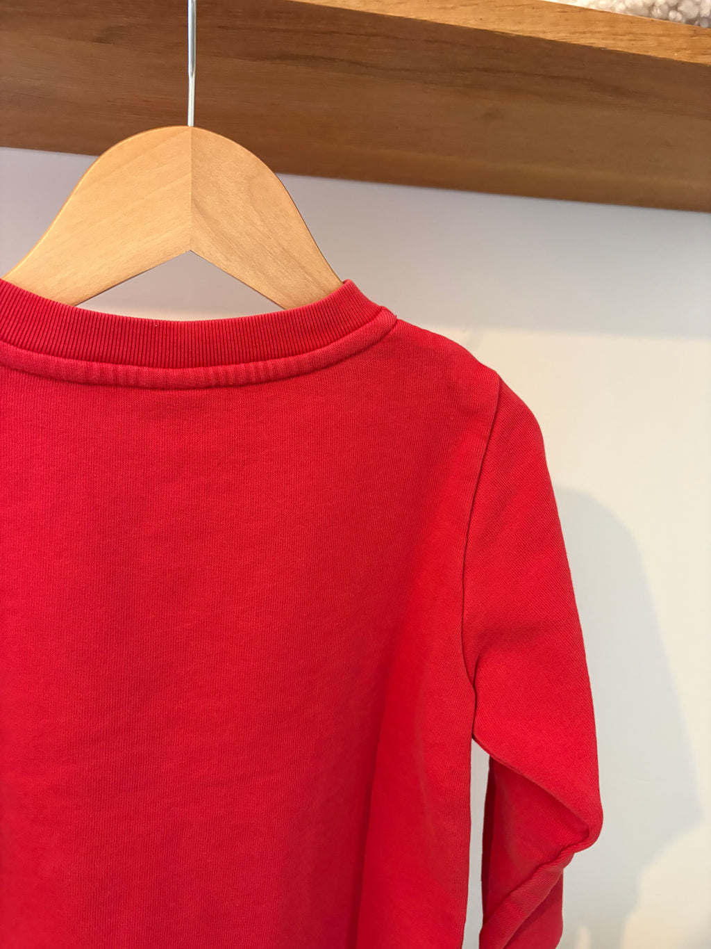 Petit Bateau - rode trui - 5Y