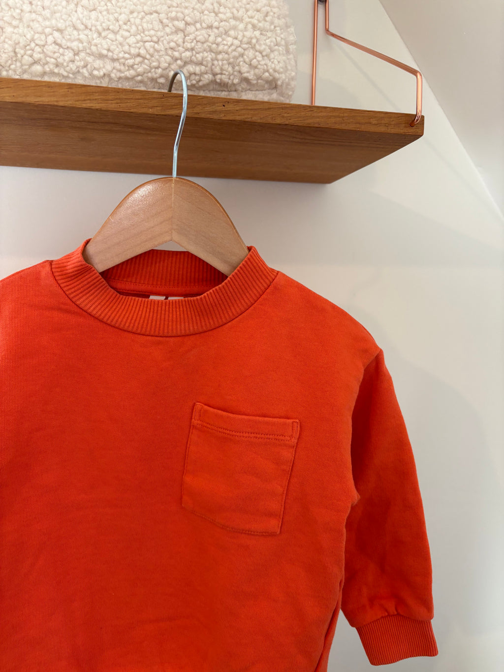Arket - oranje sweater - 86/92