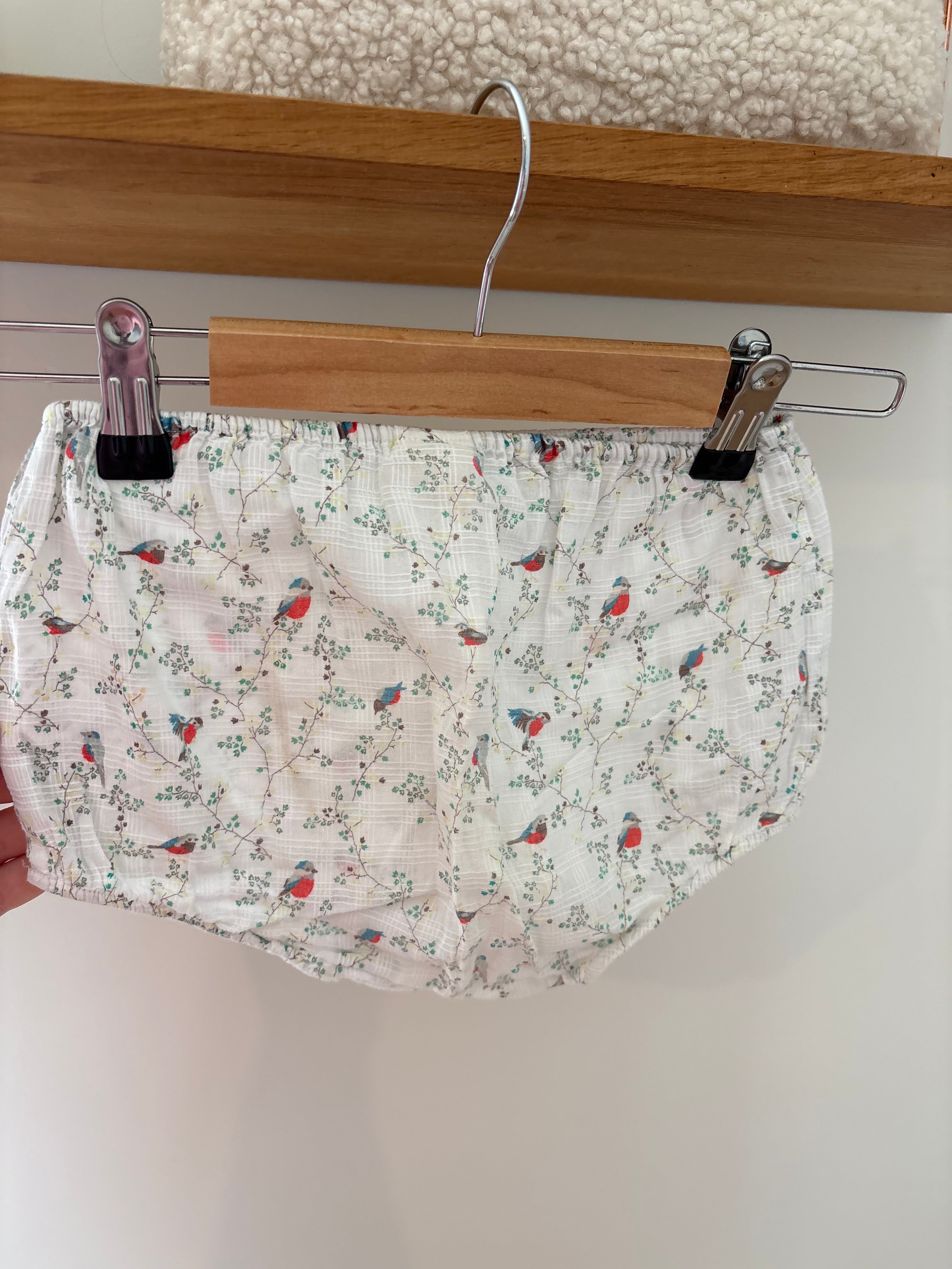 Bonton - bloomer broekjes vogel - 18M