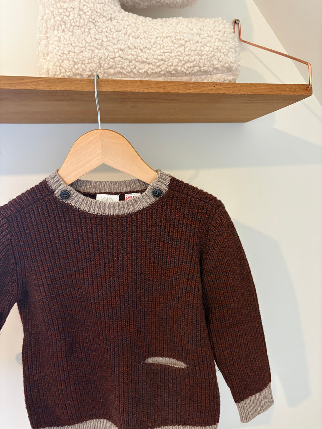Zara - bordeaux knit - 98