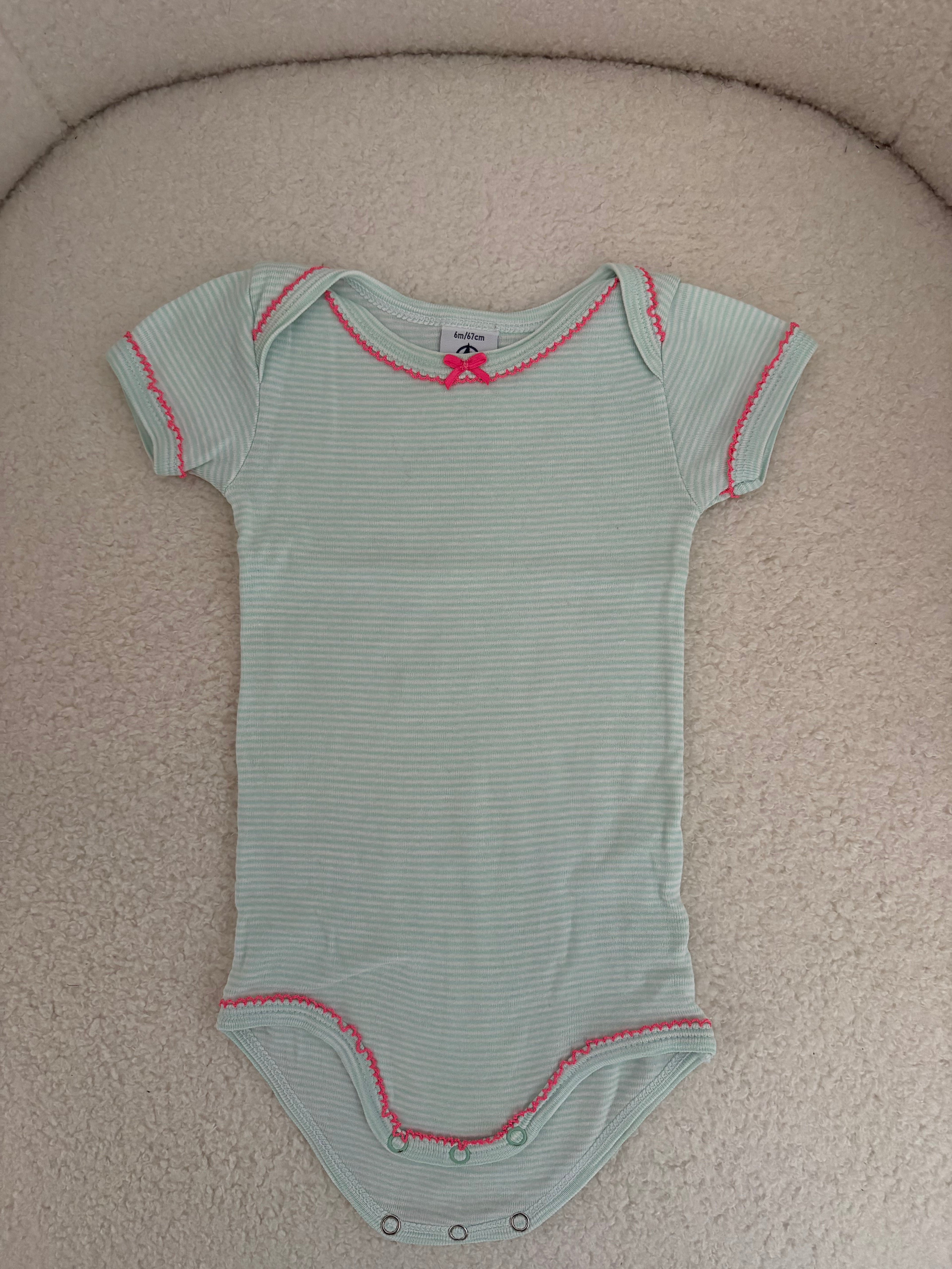 Petit Bateau - set 3 body's - 6M