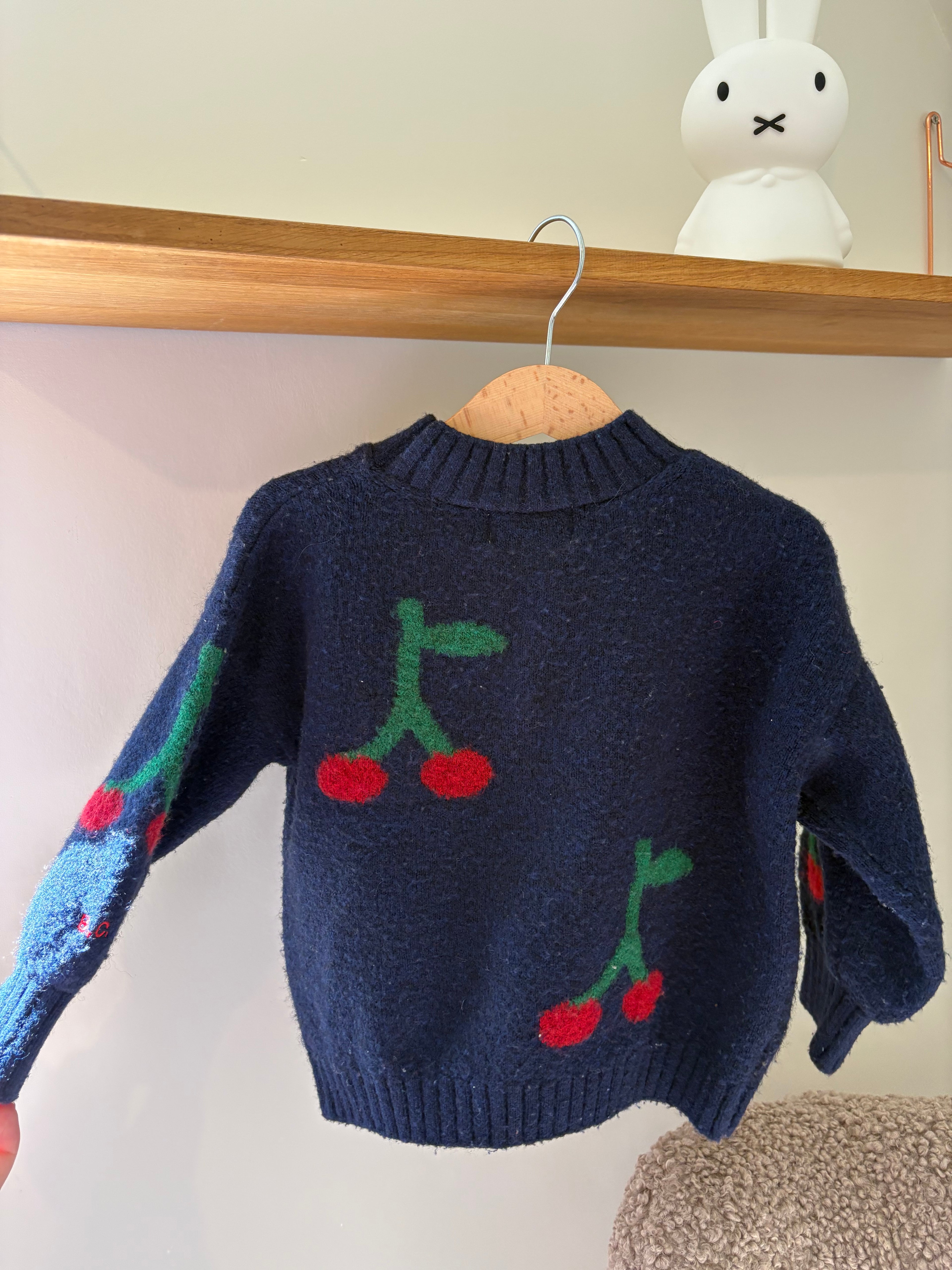 Bobo Choses Trui kersen - 98