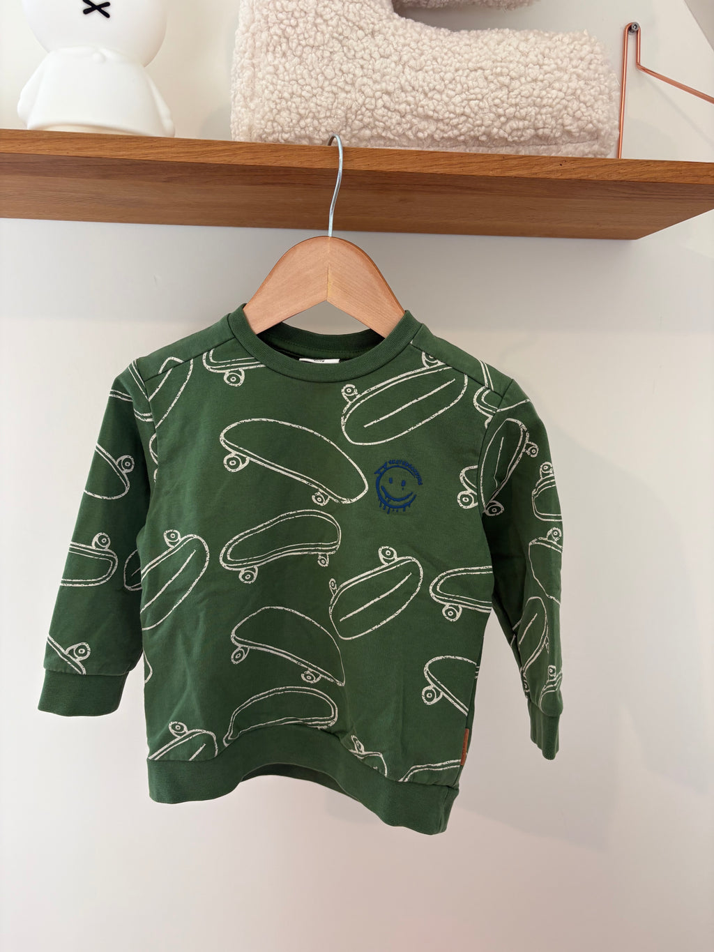 Hust & Claire - groene sweater - 92