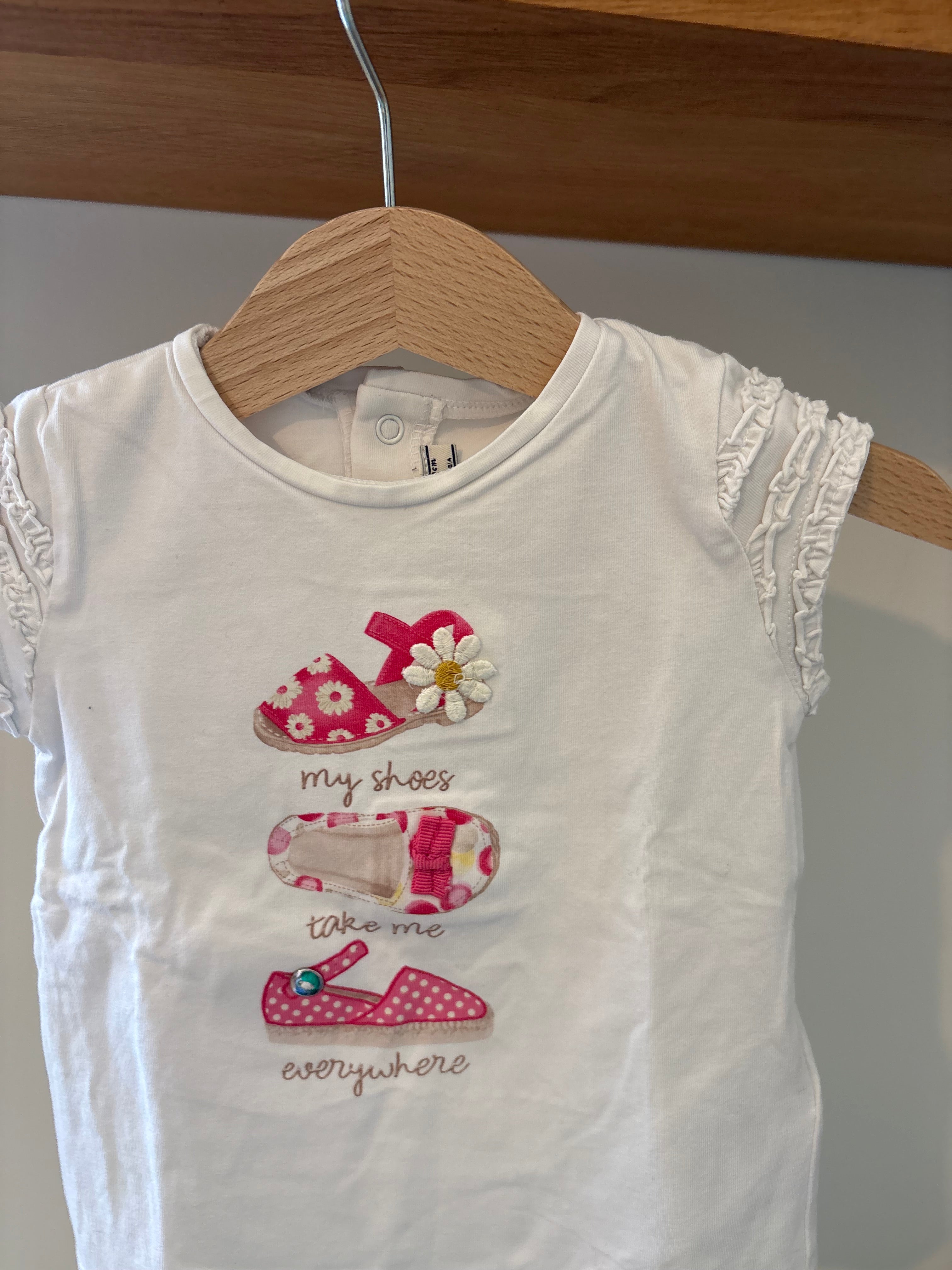 Mayoral - tshirt wit - 80