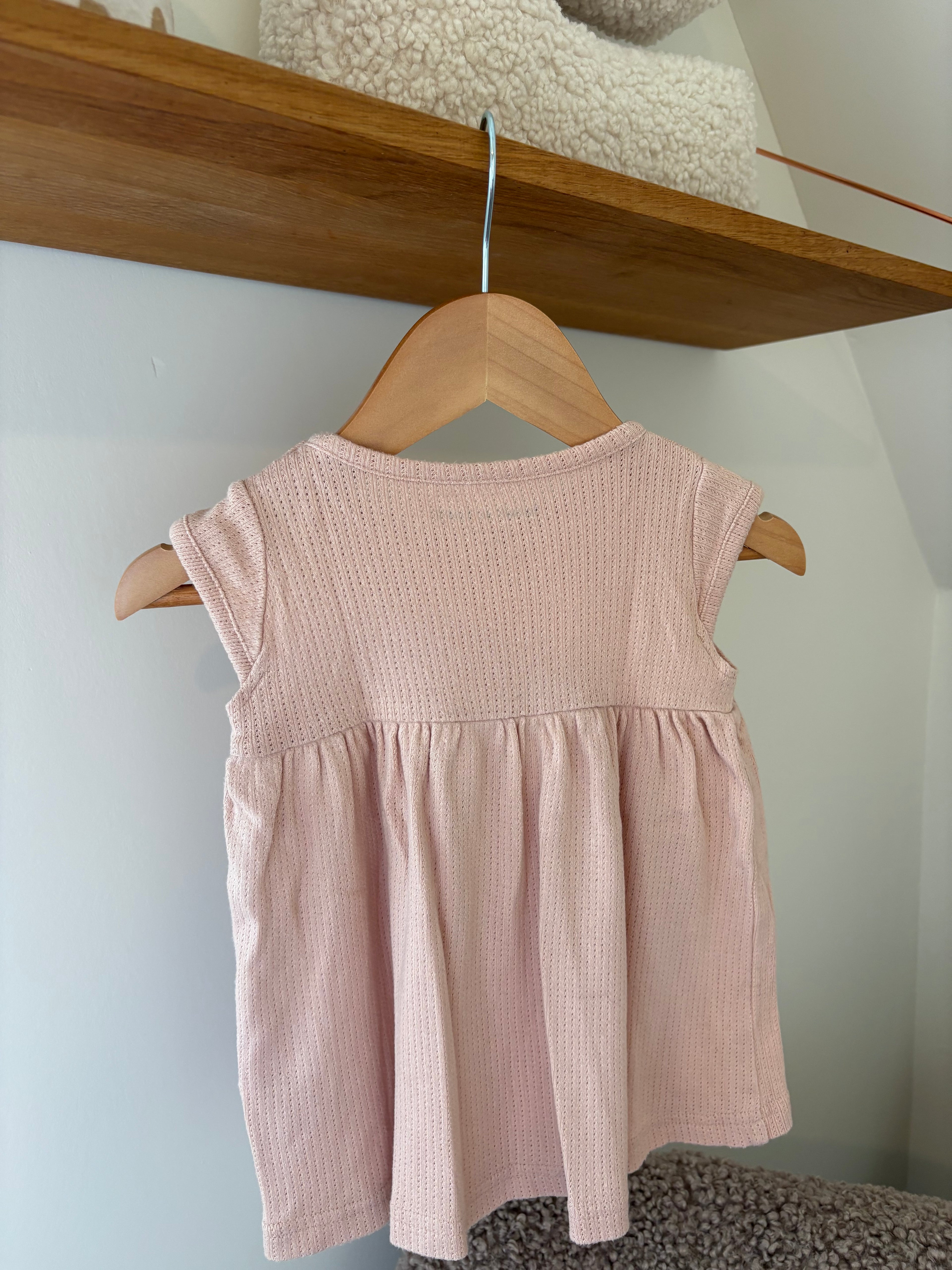 Mini a ture - jurkje roze -68