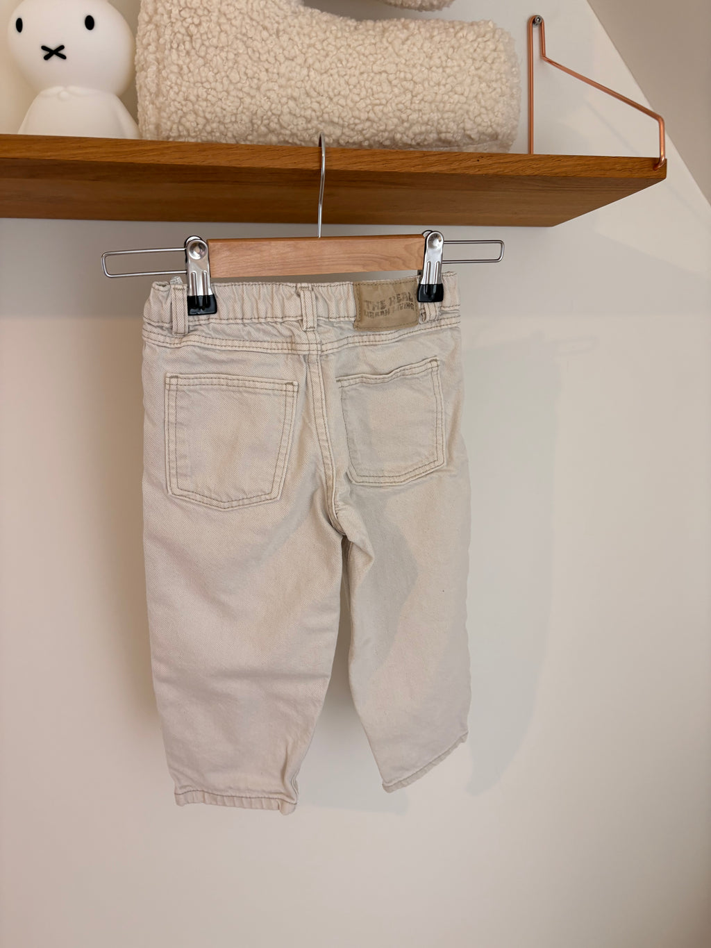 Zara - witte jeans loose fit - 92