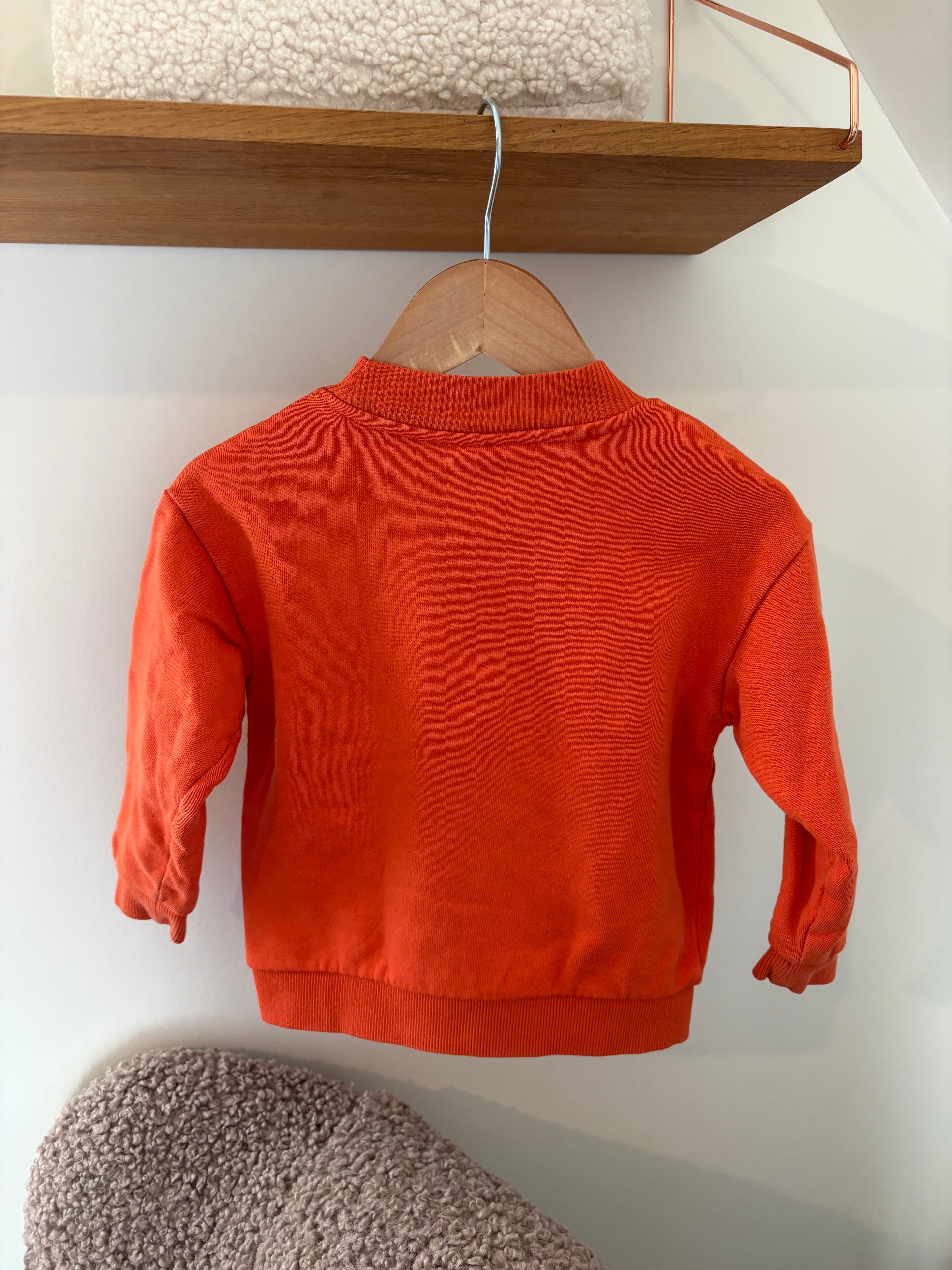 Arket - oranje sweater - 86/92