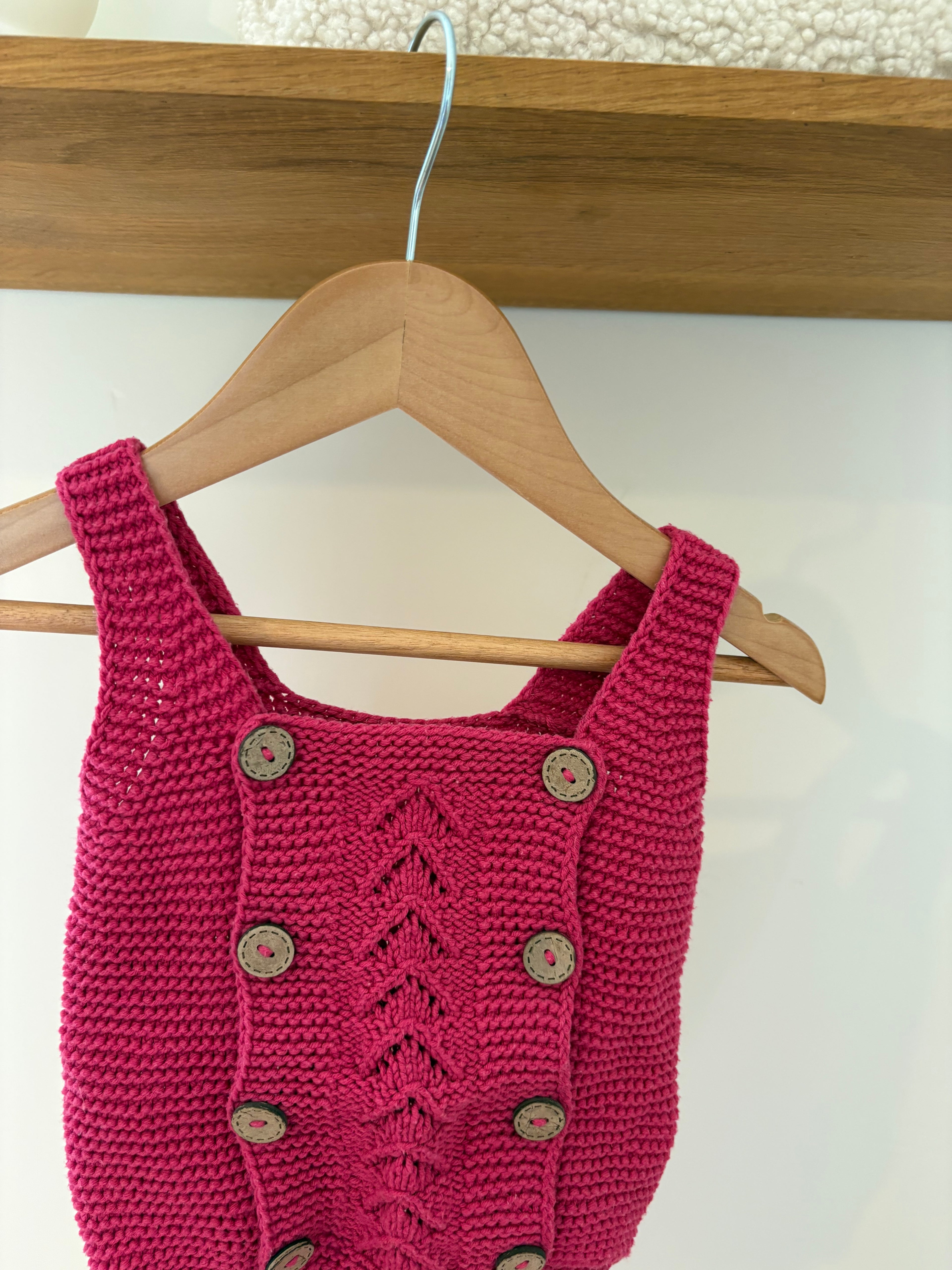 Vintage crochet pakje - 6M